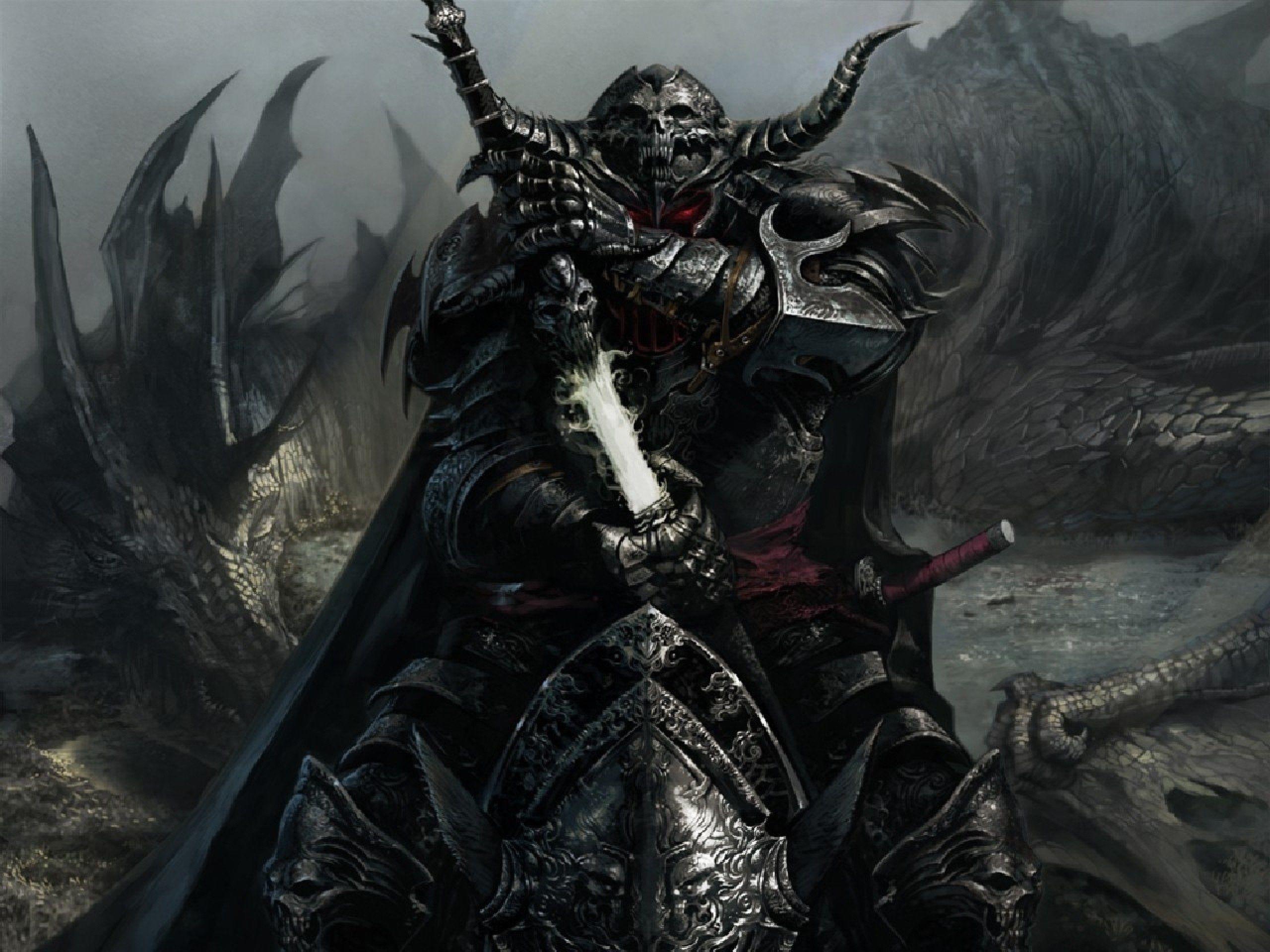 2560x1920 Dark Dragon Wallpaper Art .