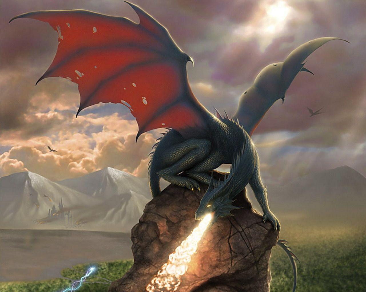 1280x1024 Desktop Wallpaper Dragons Fantasy