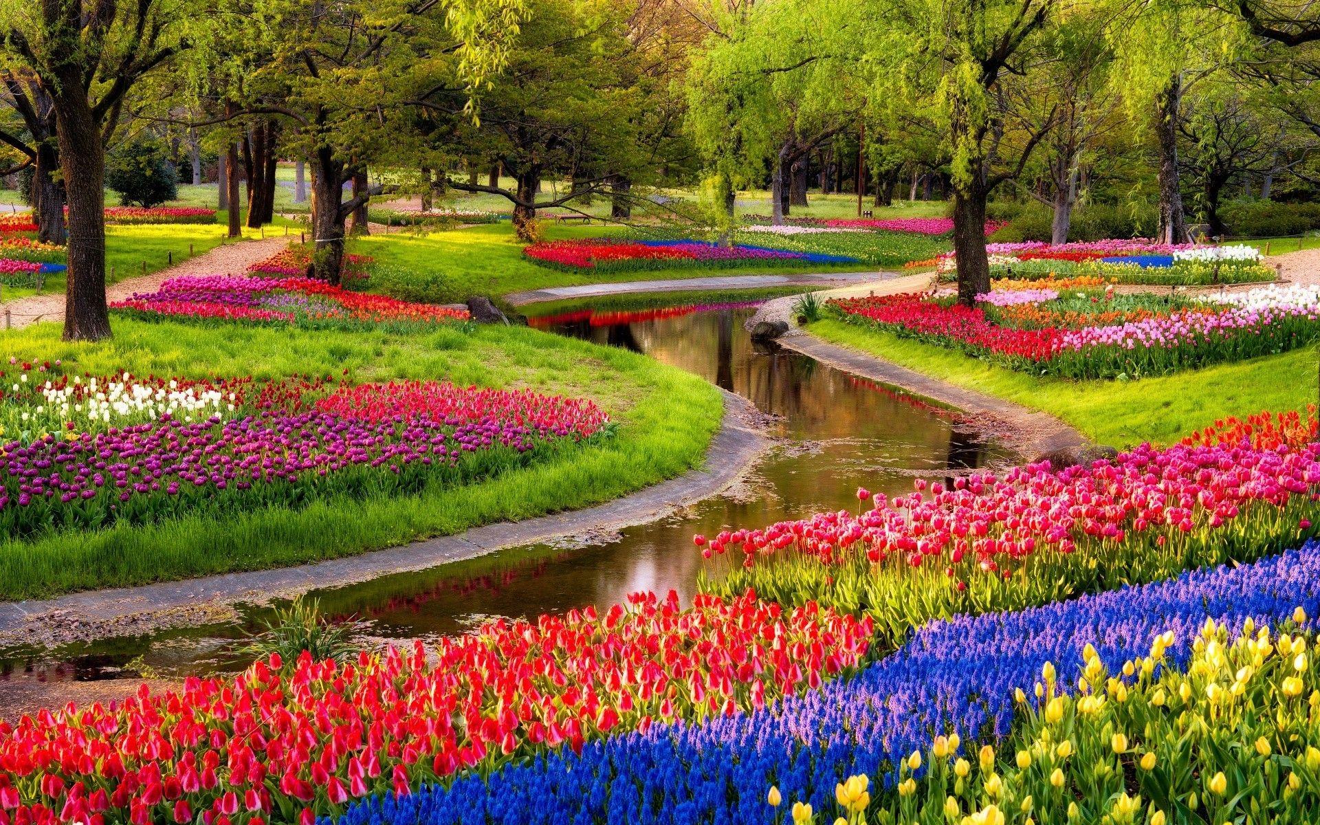 1920x1200 Beautiful Spring Garden
