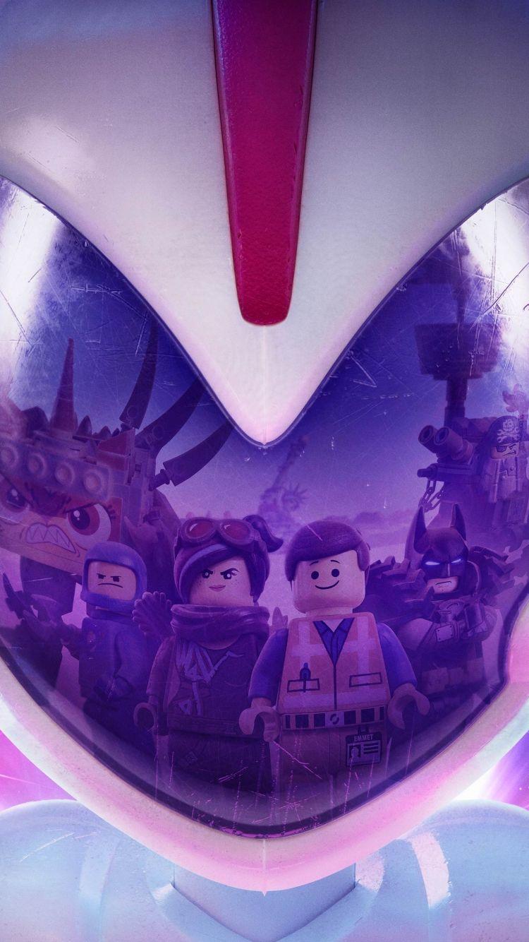 750x1334 Download 750x1334 wallpaper the lego movie 2: the second part, robot, helmet's reflections, iphone iphone 750x1334 HD image, background, 8646