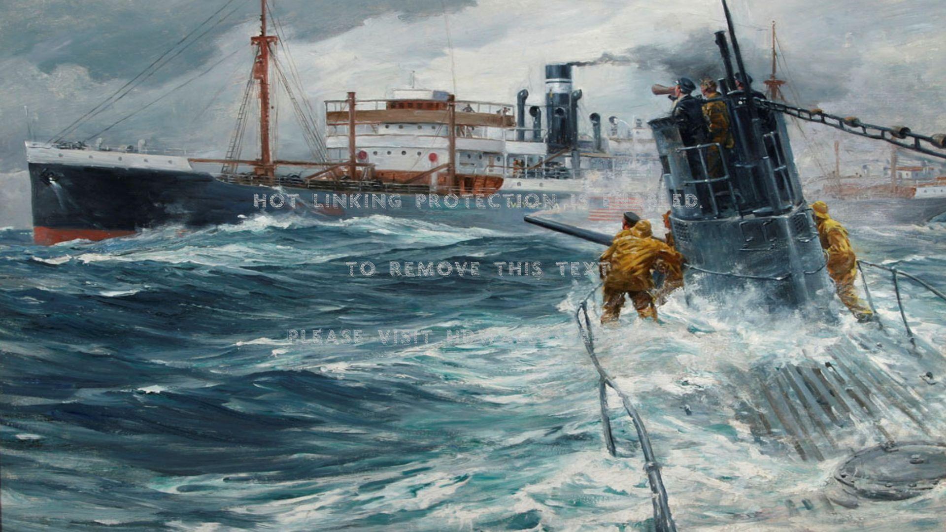 1920x1080 German U Boat Stops American Tanker Attack