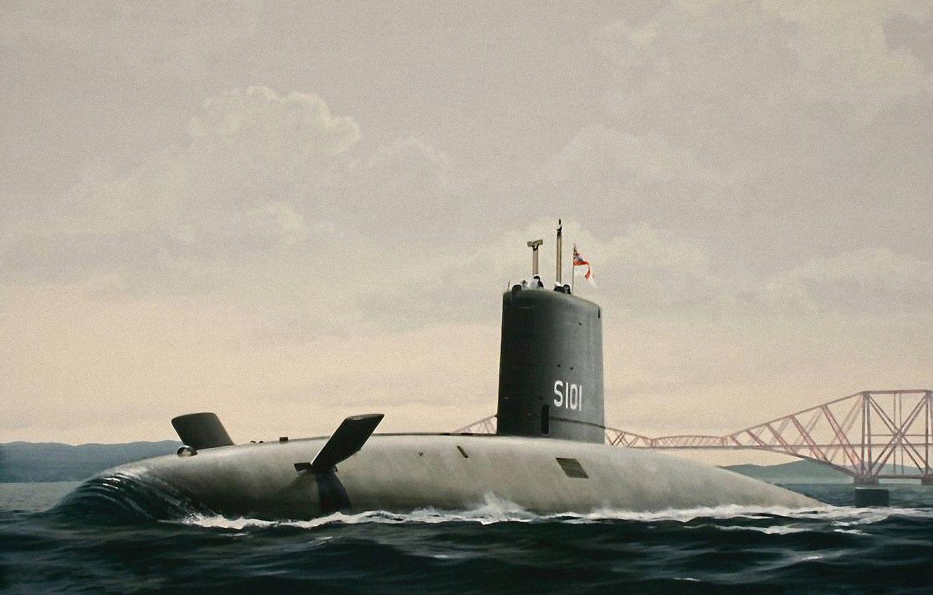 1332x850 Wallpaper War, Art, Painting, Digital Art, Artwork, Concept Art, Drawing, Submarine, U Boat Image For Desktop, Section оружие