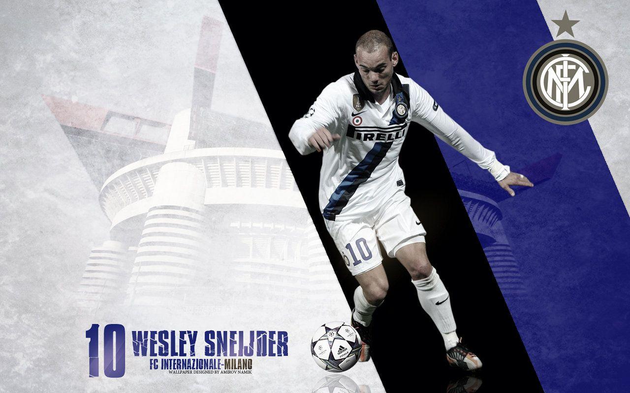 1280x800 Barcelona FC Real Madrid: Wesley Sneijder Inter Milan 2011