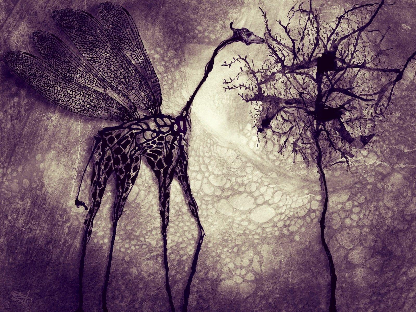 1600x1200 Download Wallpaper, Download 2560x1600 abstract wings grunge surreal artwork giraffes 1600x1200 wallpaper Animals HD Wallpaper, Hi Res Animals Wallpaper, High Definition Wallpaper