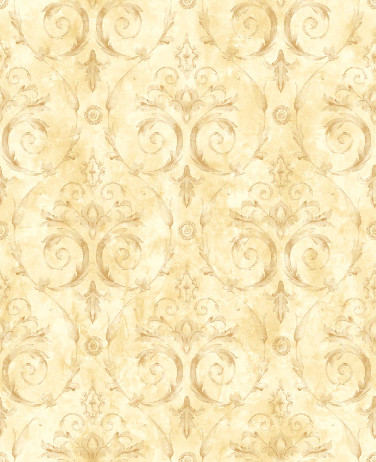 1200x1475 Gold Wallpaper Damask Floral Wallpaper Victorian Wallpaper Vintage Wallpaper Arts and Crafts Wallpaper Cream Bronze Wallpaper