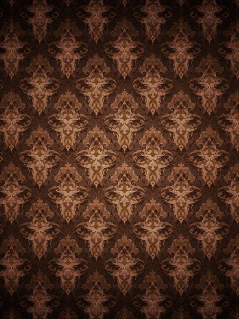 768x1024 in brown. Wallpaper vintage, Wallpaper, Victorian wallpaper