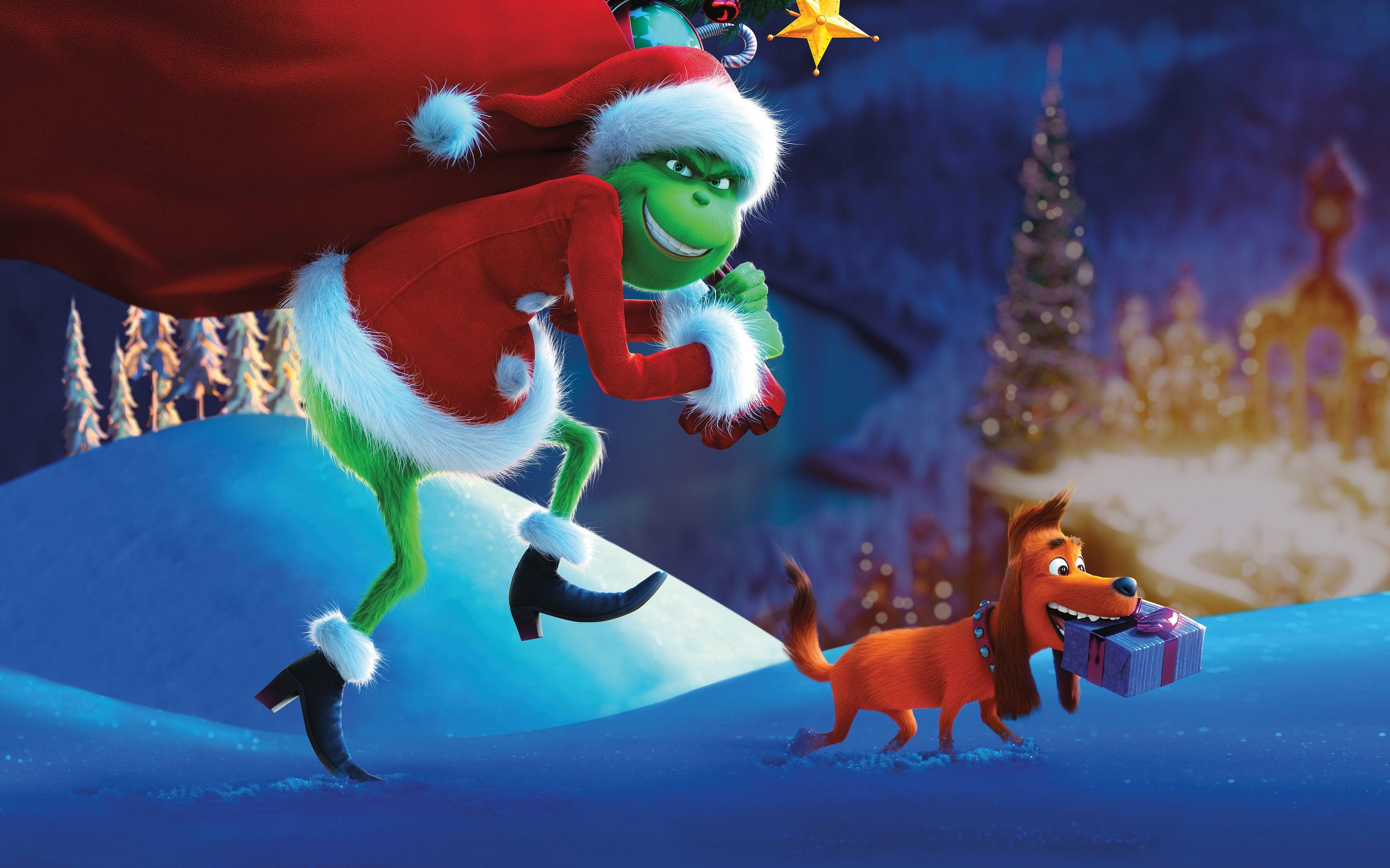 3840x2400 The Grinch 2018 New Animated Christmas Movie Wallpaper