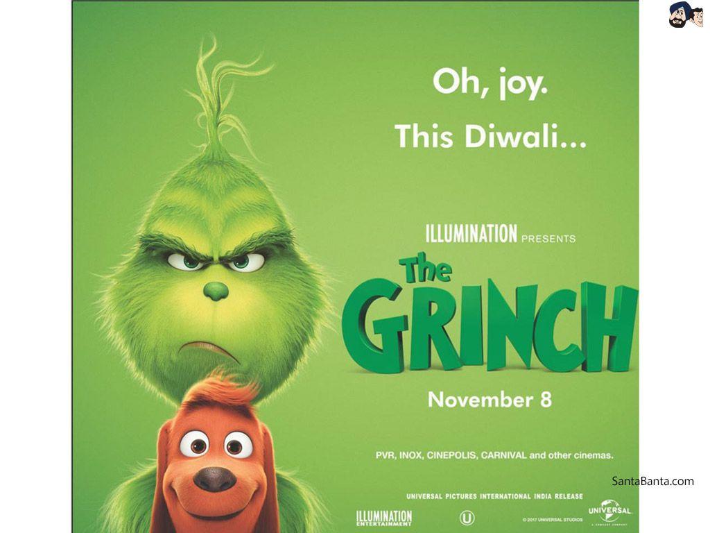 1024x768 The Grinch Movie Wallpaper
