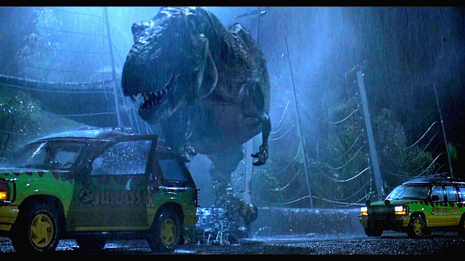 1920x1080 JURASSIC PARK Adventure Sci Fi Fantasy Dinosaur Movie Film Rain Dark Wallpaperx1080