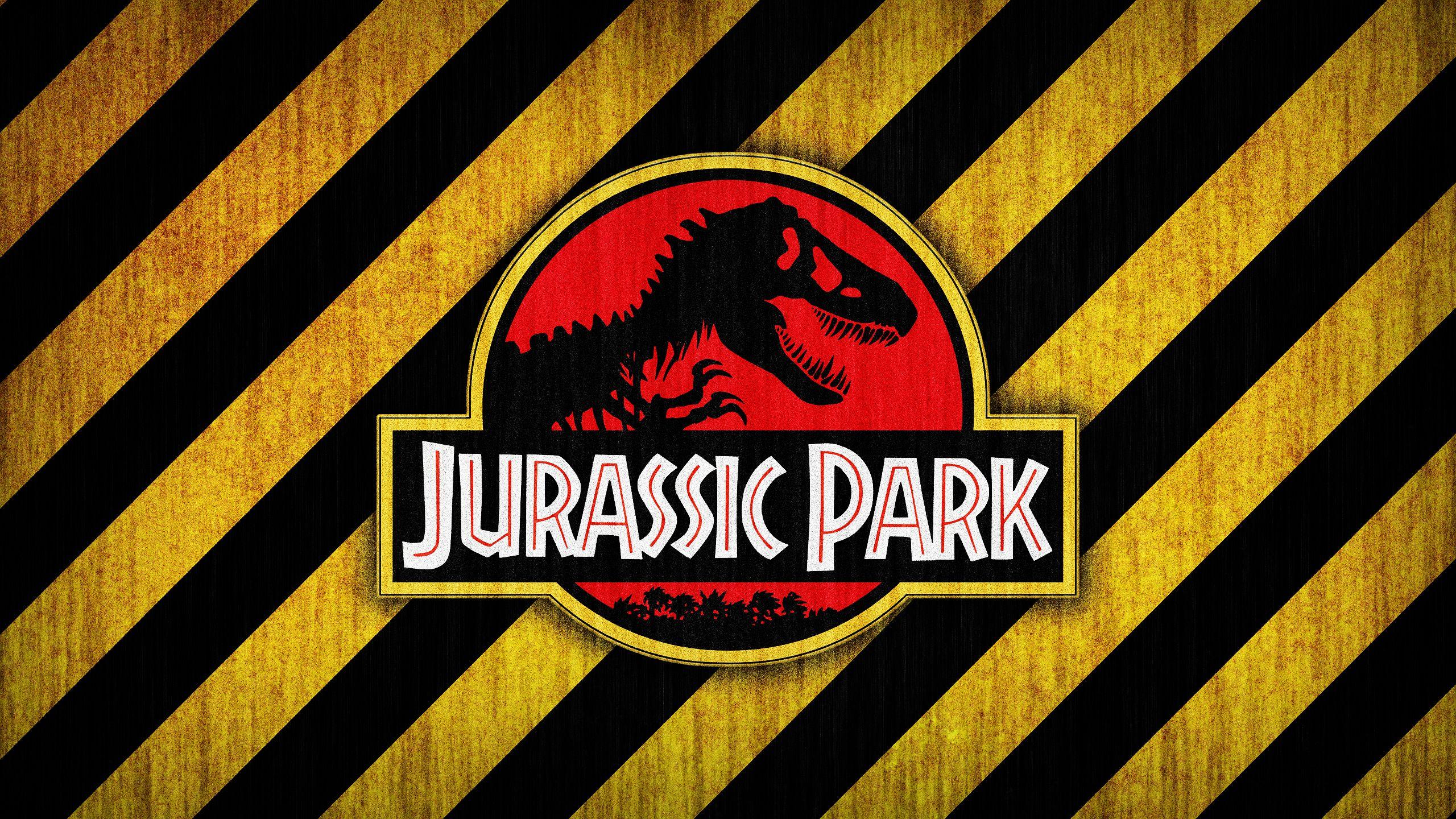2560x1440 Jurassic Park Logo Wallpaper