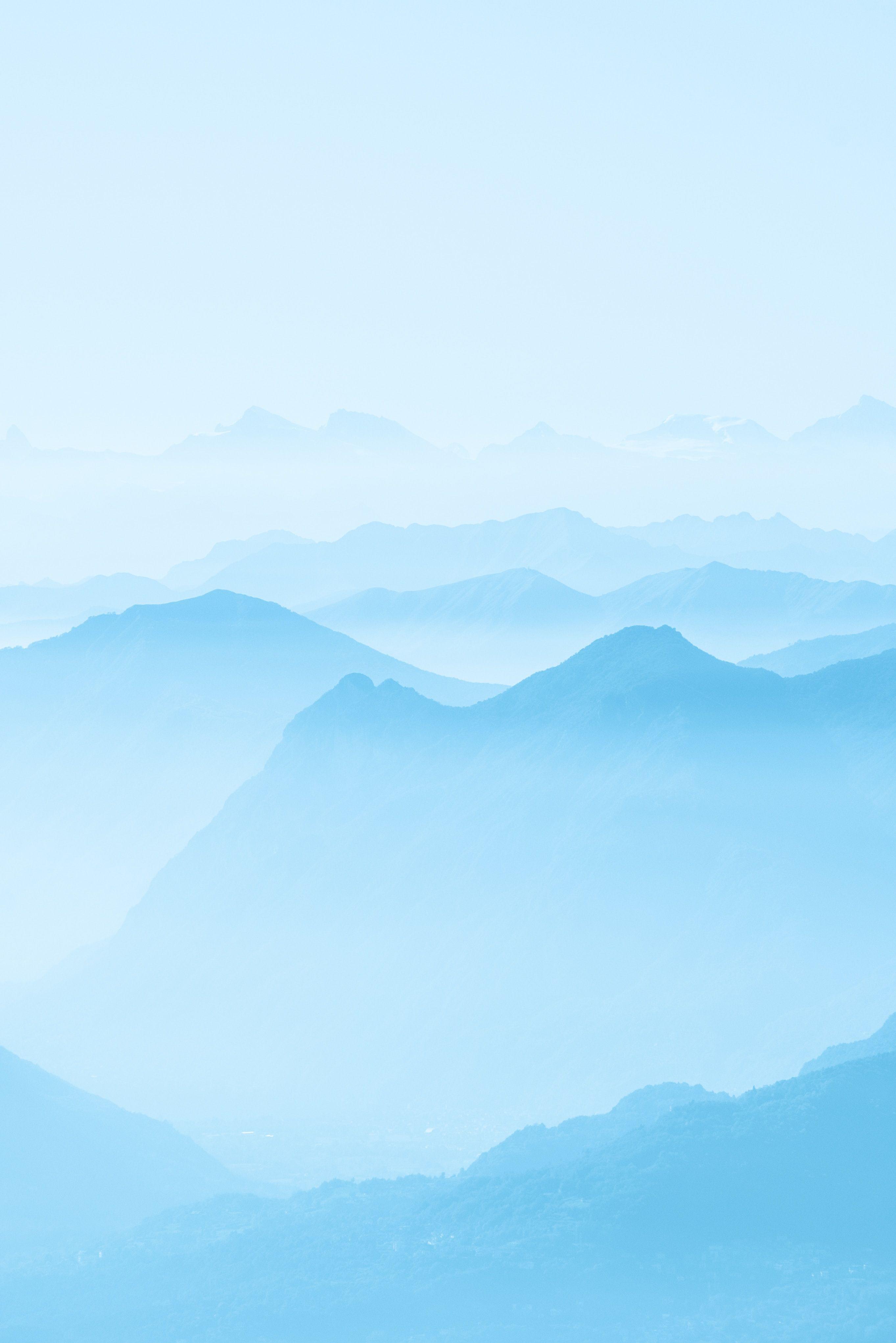 2726x4084 Mountains. Blue mood board. Blue aesthetic pastel, Blue wallpaper iphone, Aesthetic wallpaper