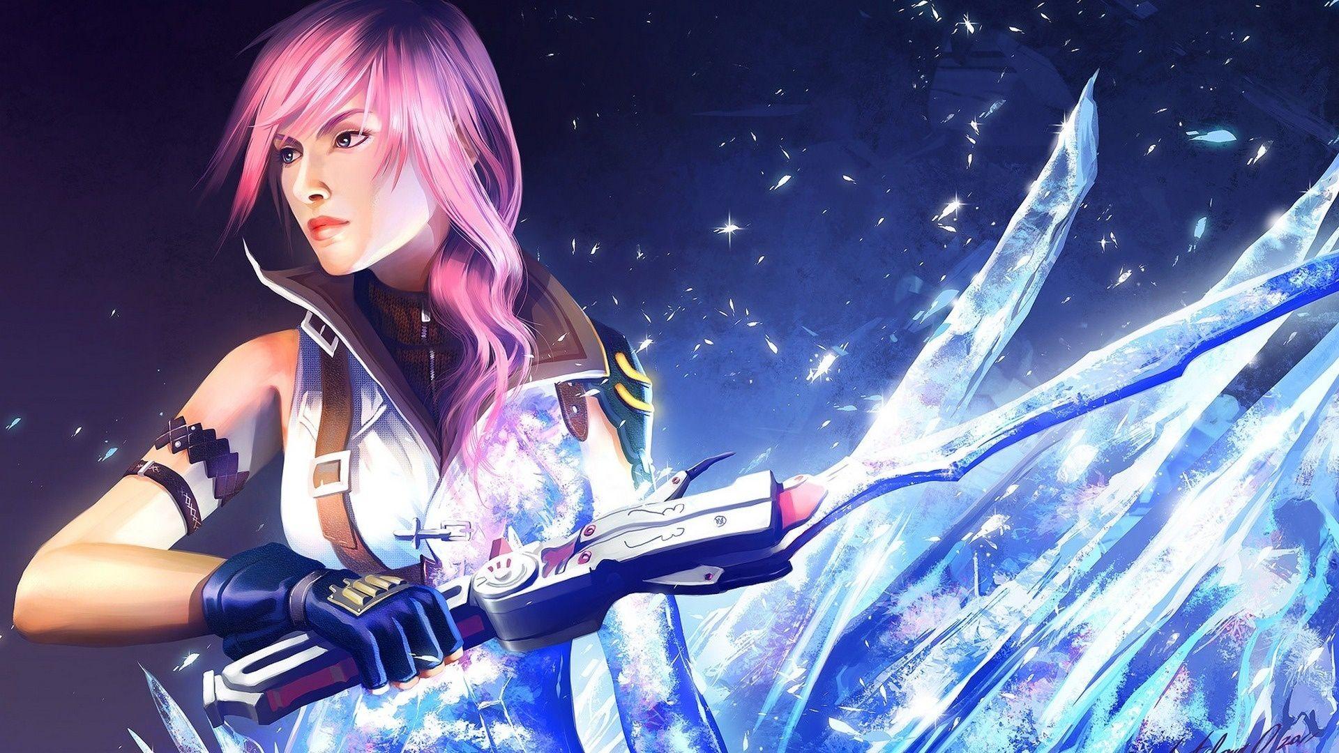 1920x1080 Wallpaper Final Fantasy Xiii Sword Warrior Girl Wallpaper Final Fantasy