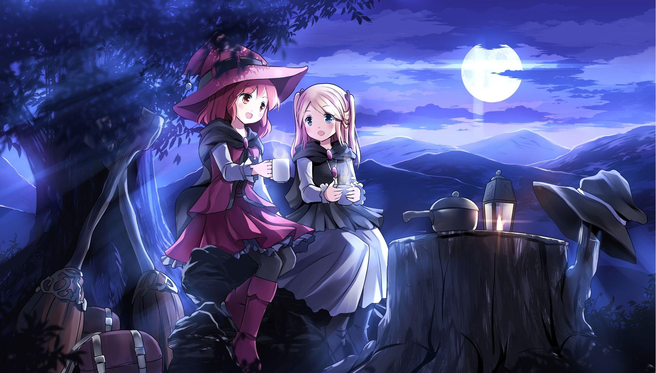2205x1254 Witchcraft Anime Wallpaper. Anime Wallpaper, Beautiful Anime Wallpaper and Awesome Anime Wallpaper
