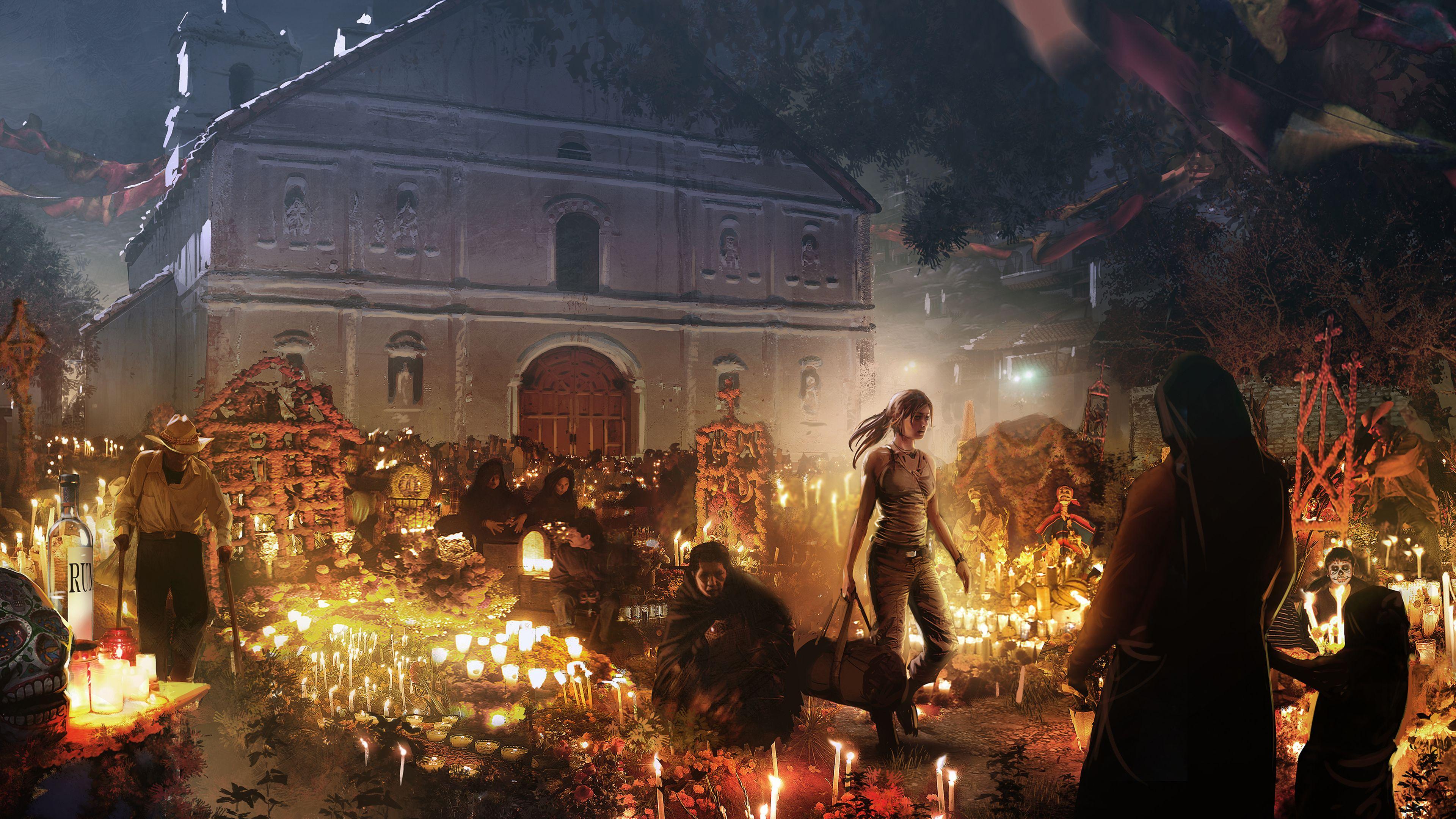 3840x2160 Shadow of the Tomb Raider Concept Art 4K Wallpaper