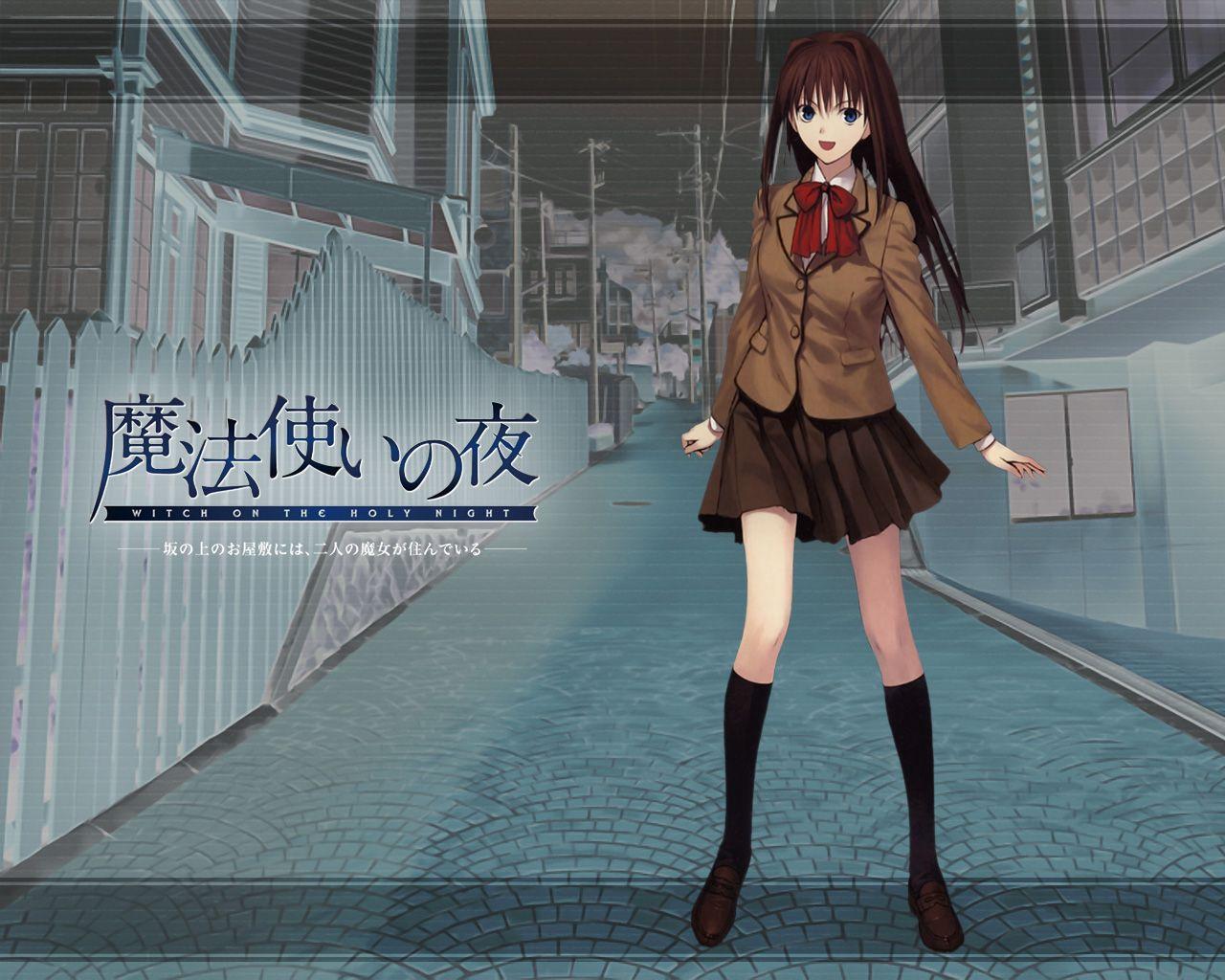 1280x1024 Aozaki Aoko Anime Image Board