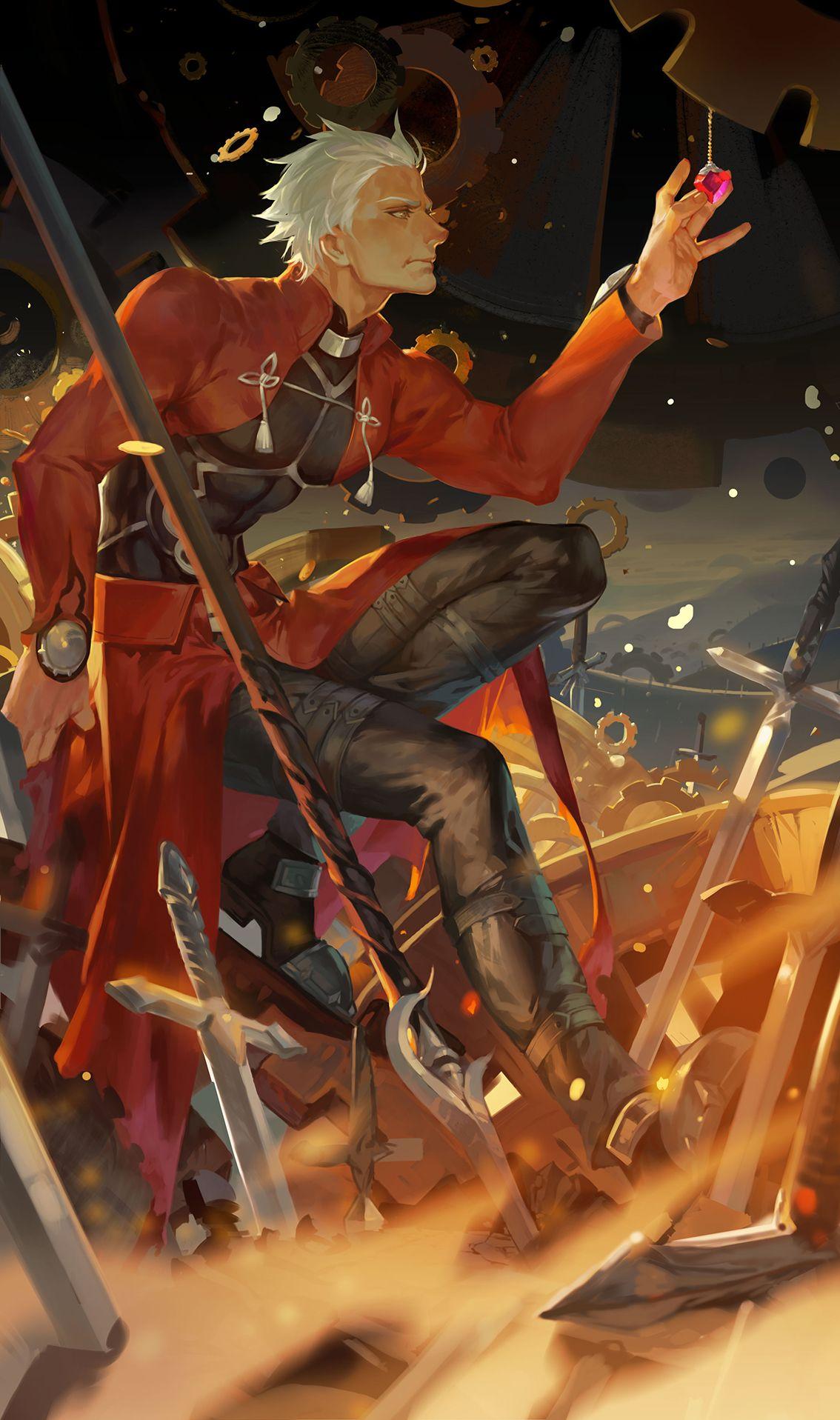 1134x1917 Archer Fate Stay Night Fanart Wallpaper & Background Download