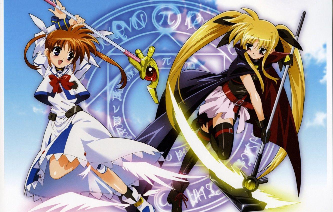 1332x850 Wallpaper Anime, Testarossa, Nanoha, Nanoha, Fate, Faith, Takamachi, Takamachi, Testarossa image for desktop, section прочее