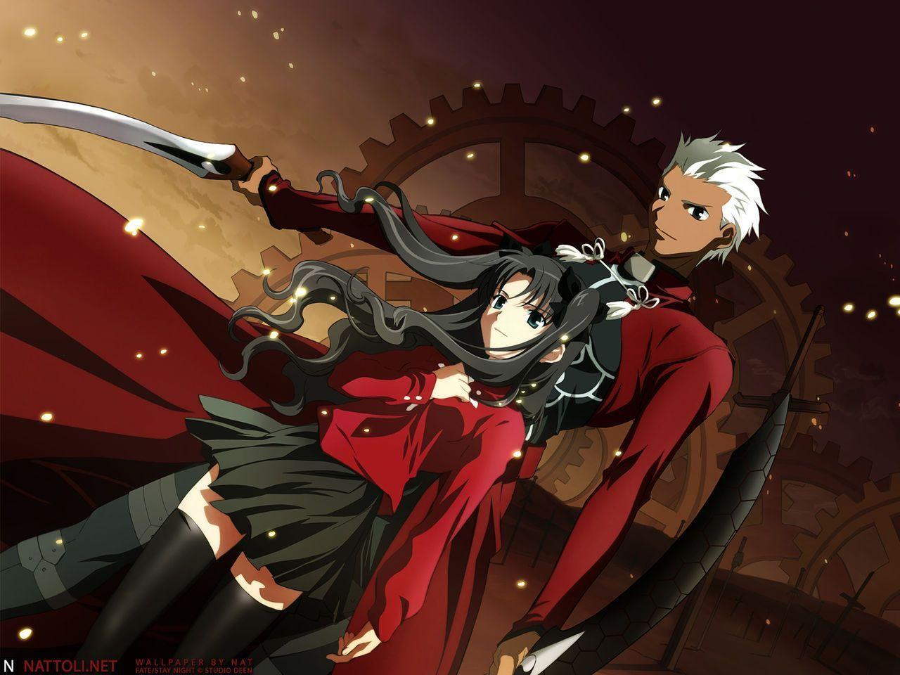 1280x960 Archer and Rin Stay Night. Fate stay night rin, Fate stay night, Fate stay night anime