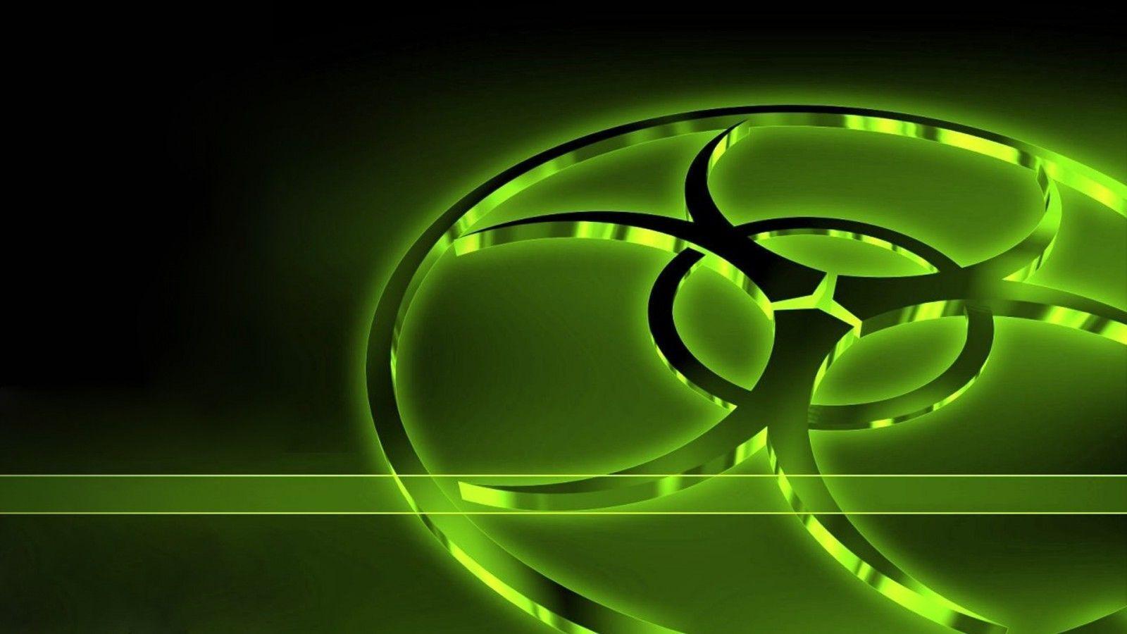 1600x900 Black And Neon Green Wallpaper