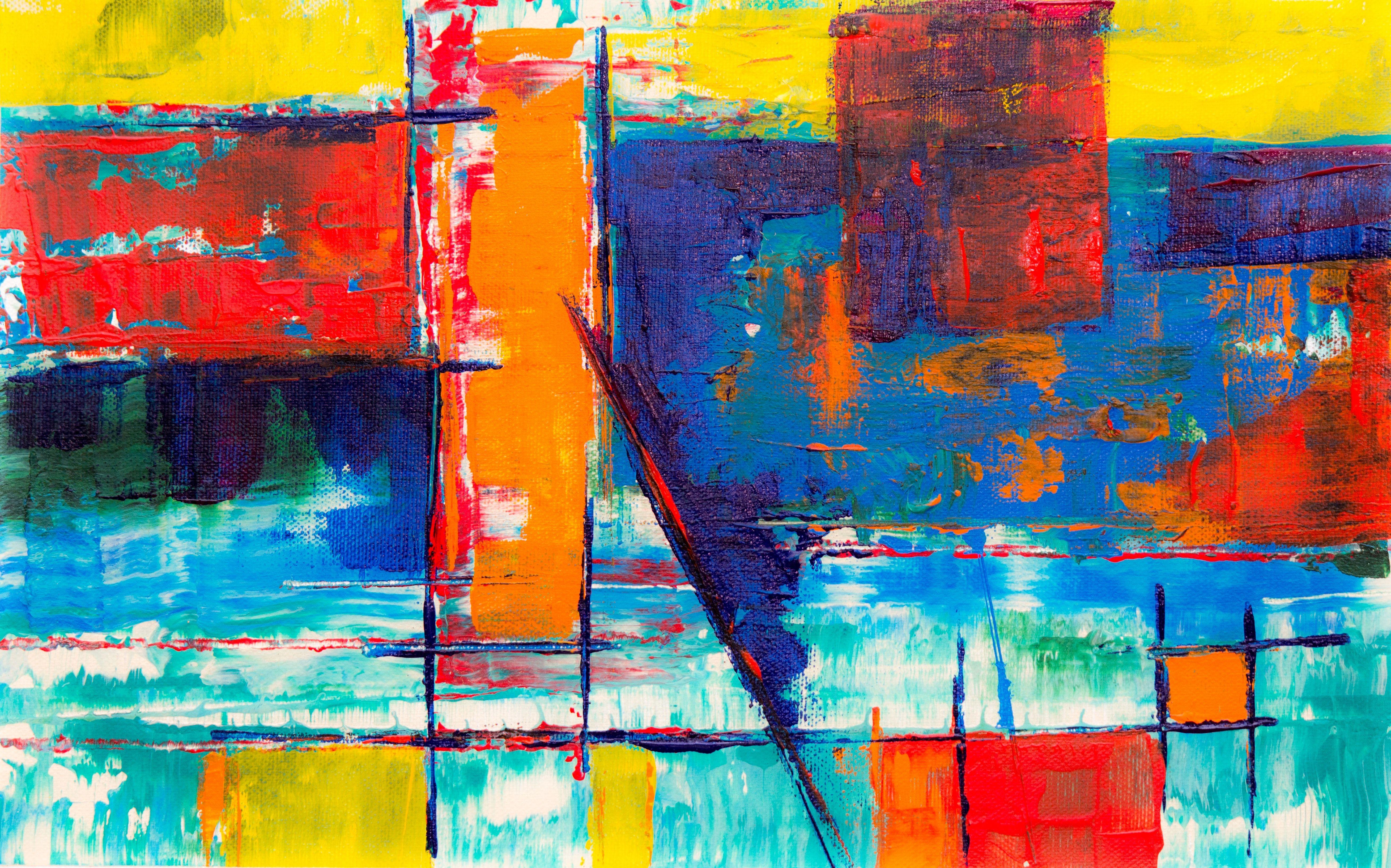 5237x3268 Abstract Expressionism Painting HD Wallpaper
