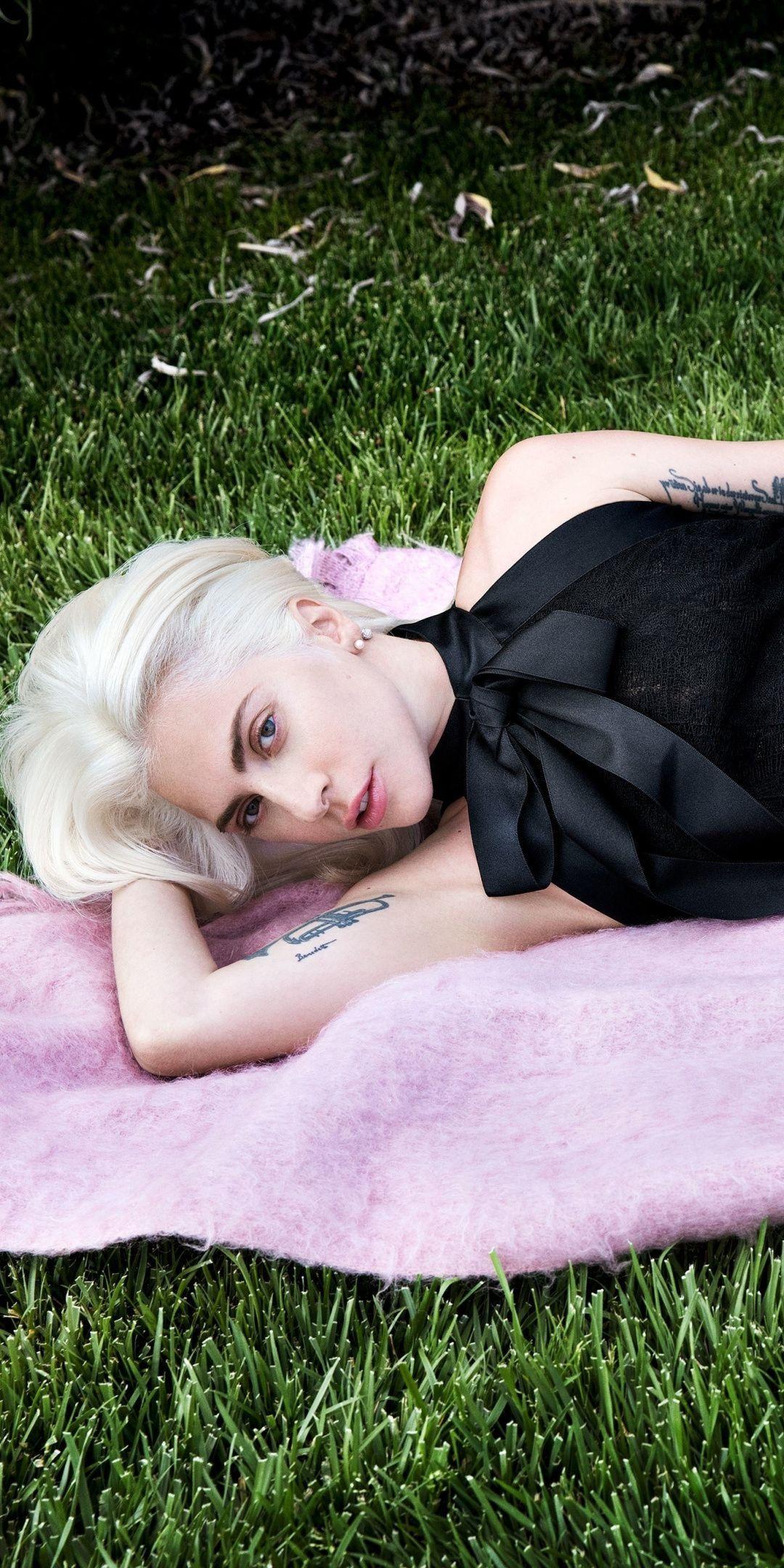 1080x2160 Lady Gaga, singer, beautiful, black dress, 1080x2160 wallpaper. Lady gaga picture, Lady gaga photo, Lady gaga