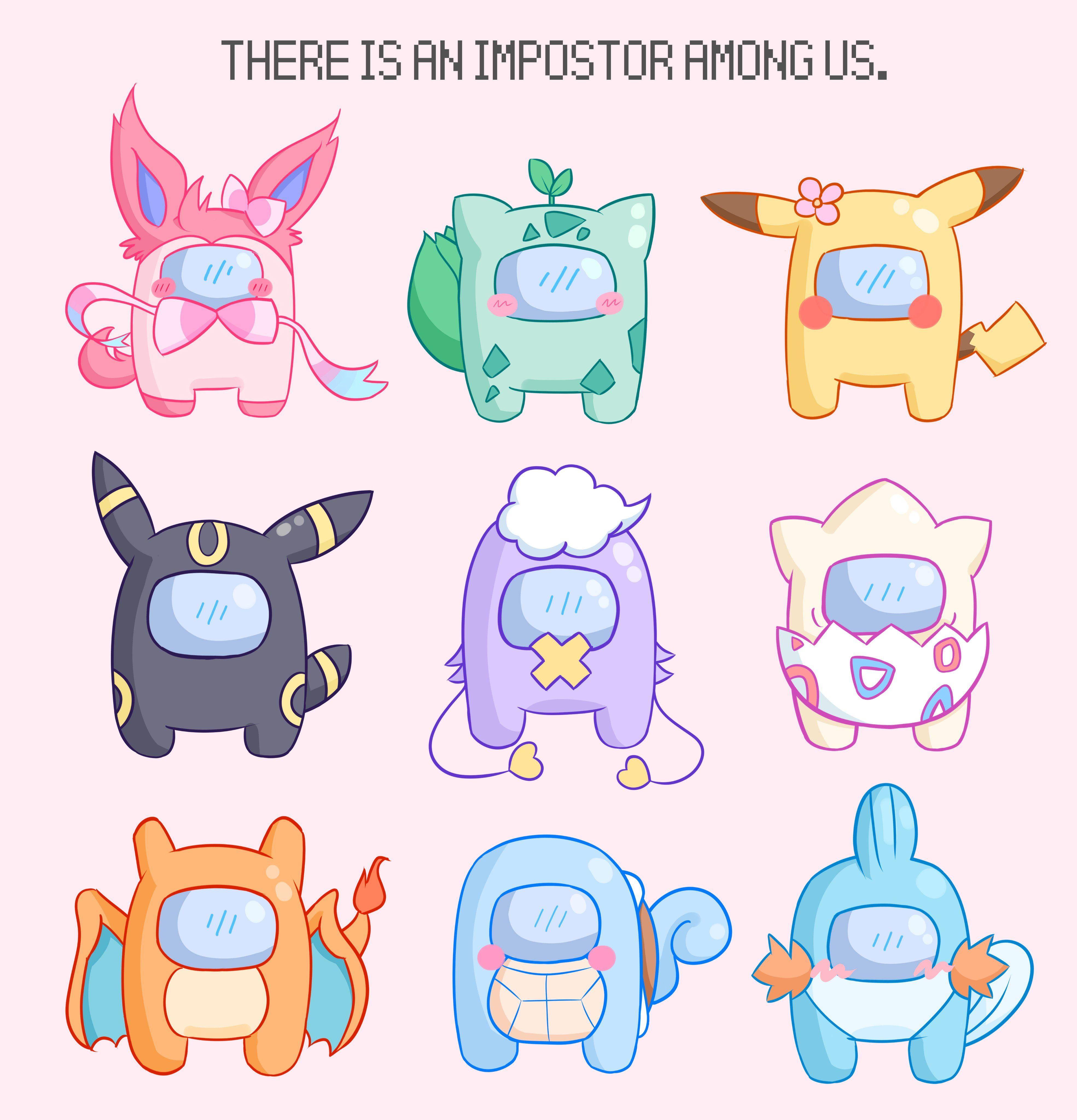 Among Us Cute Characters Wallpaper – NBKomputer