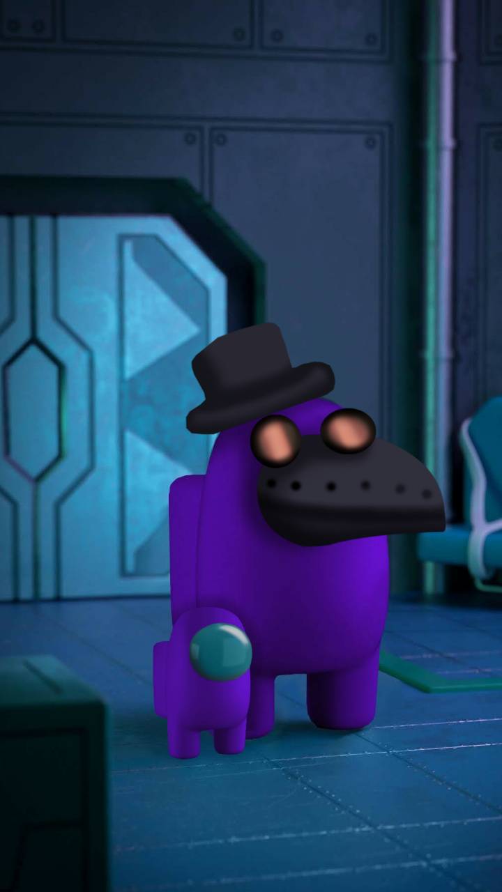 Among Us Purple Wallpapers Top Free Among Us Purple Backgrounds