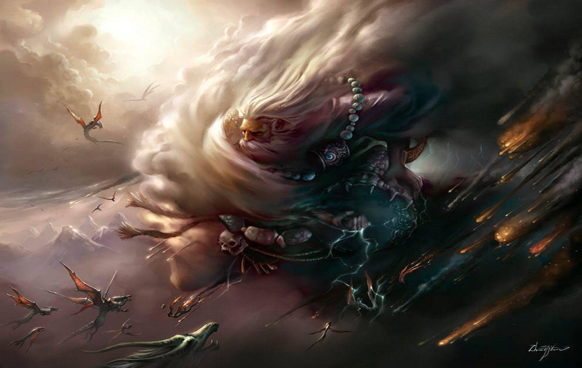 keranos god of storms wallpaper