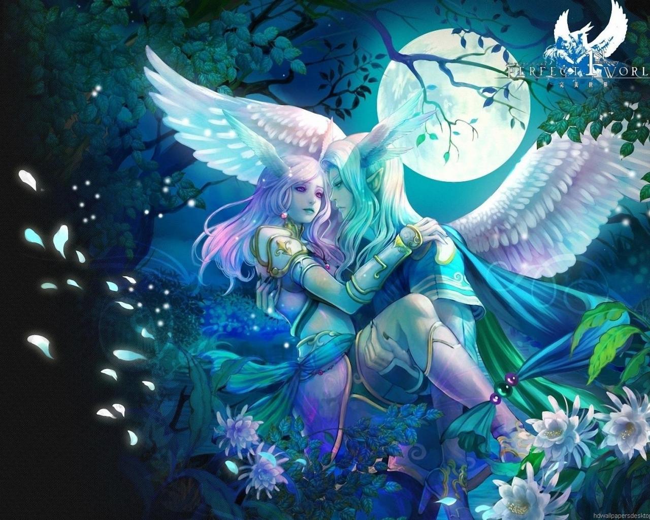 1280x1024 Pretty Fairy Wallpaper