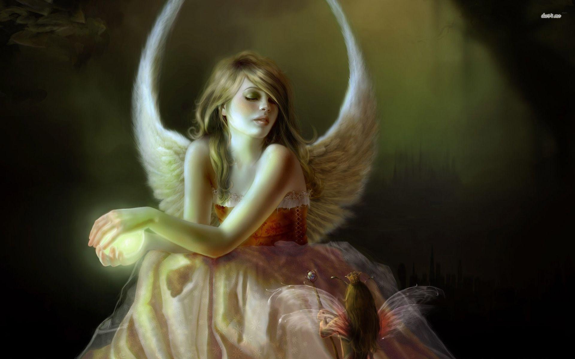 1920x1200 Beautiful Cute Fairy Angel