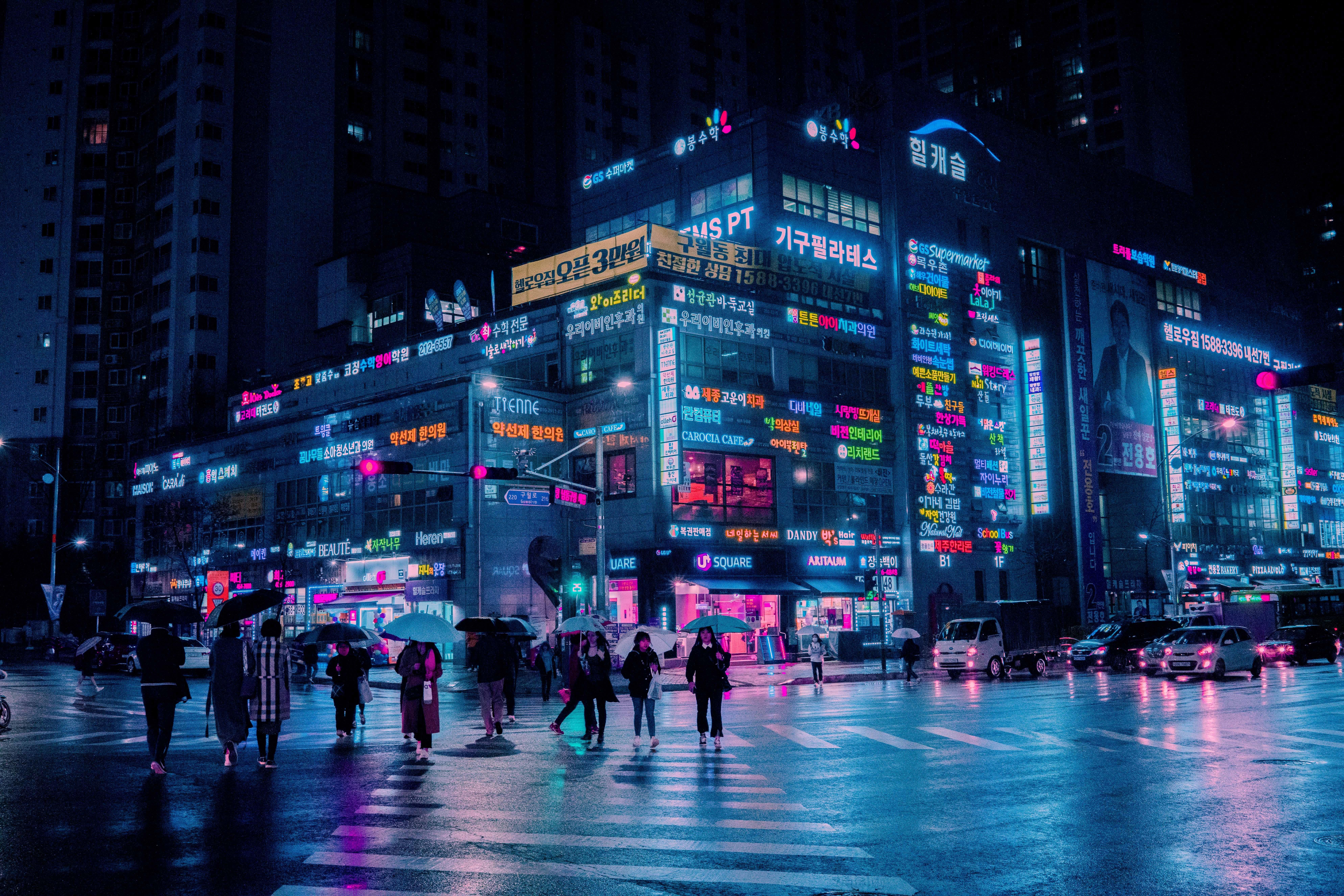 7952x5304 Cyberpunk City Wallpaper 1920x1080
