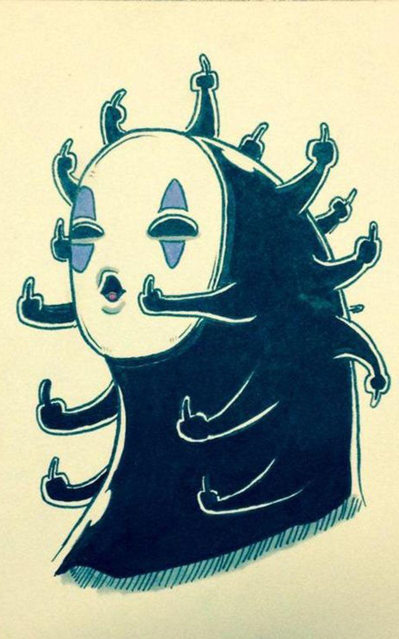 800x1280 Kaonashi No Face. Studio ghibli art, Studio ghibli movies, Ghibli art