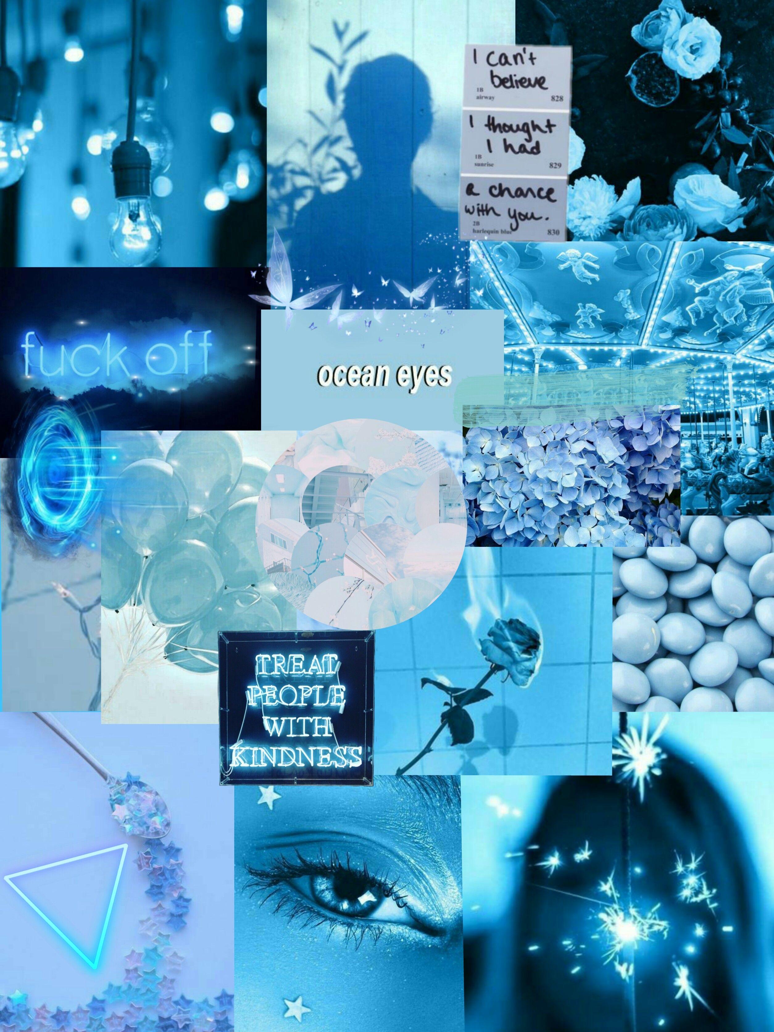 2508x3344 Kawaii Blue Wallpaper