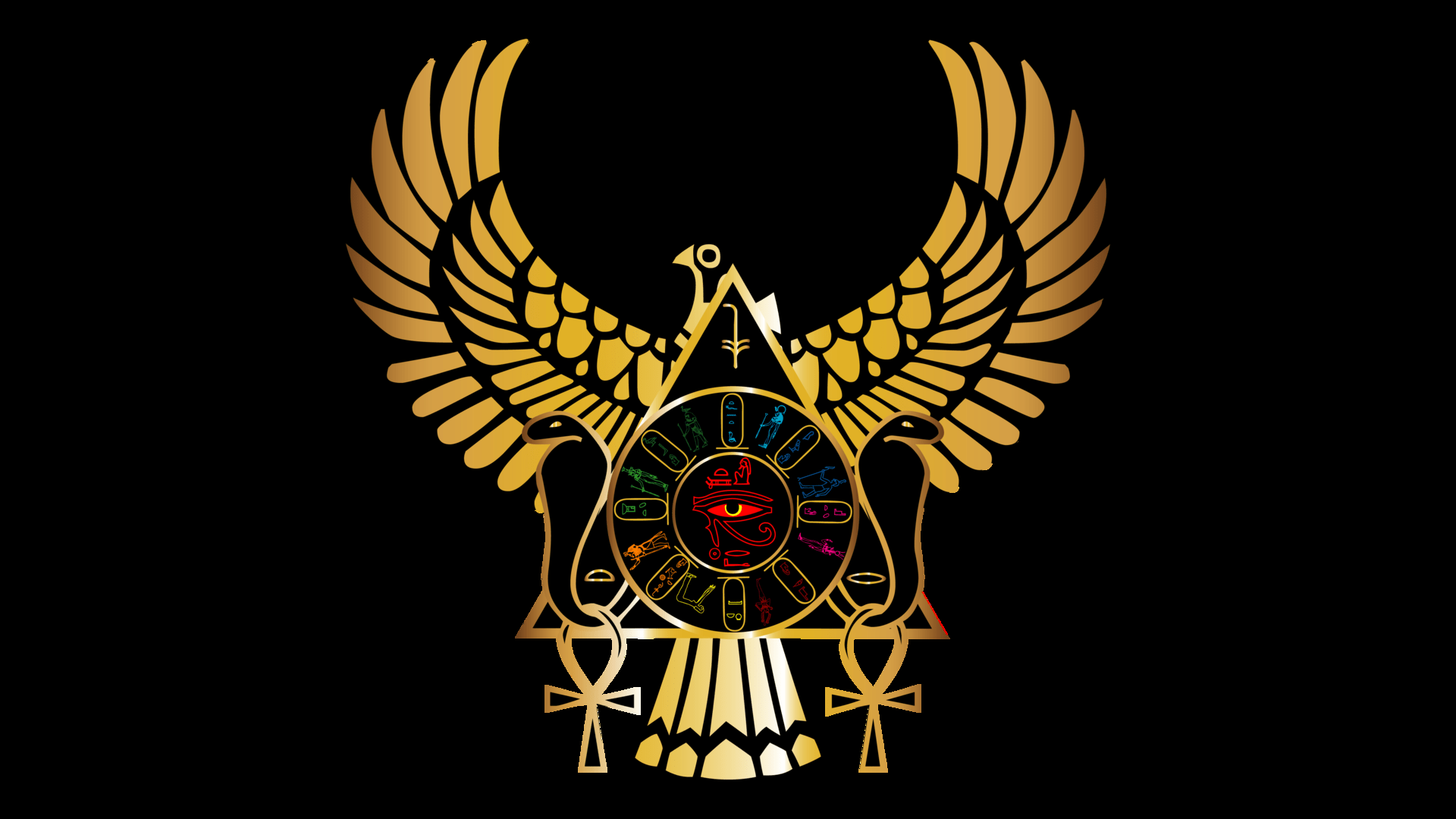 1920x1080 Egyptian Gods Wallpaper Background