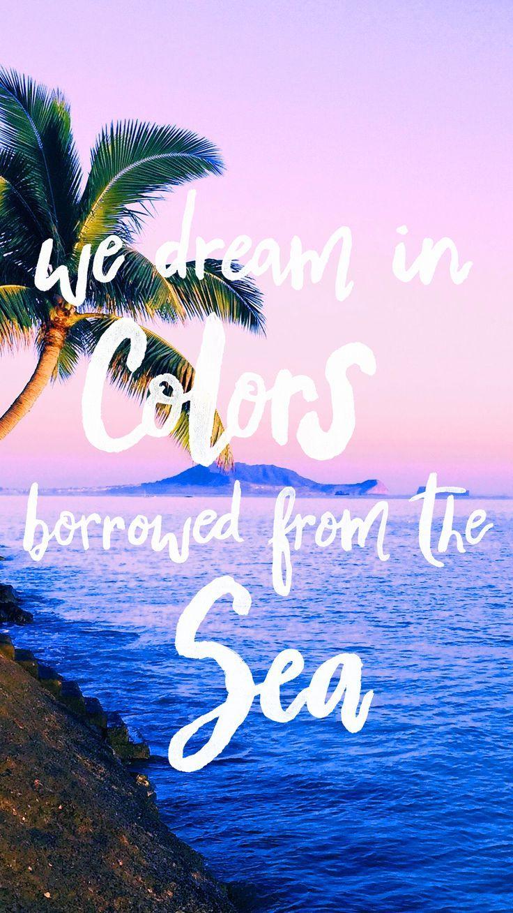 736x1308 beach summer girly wallpaper