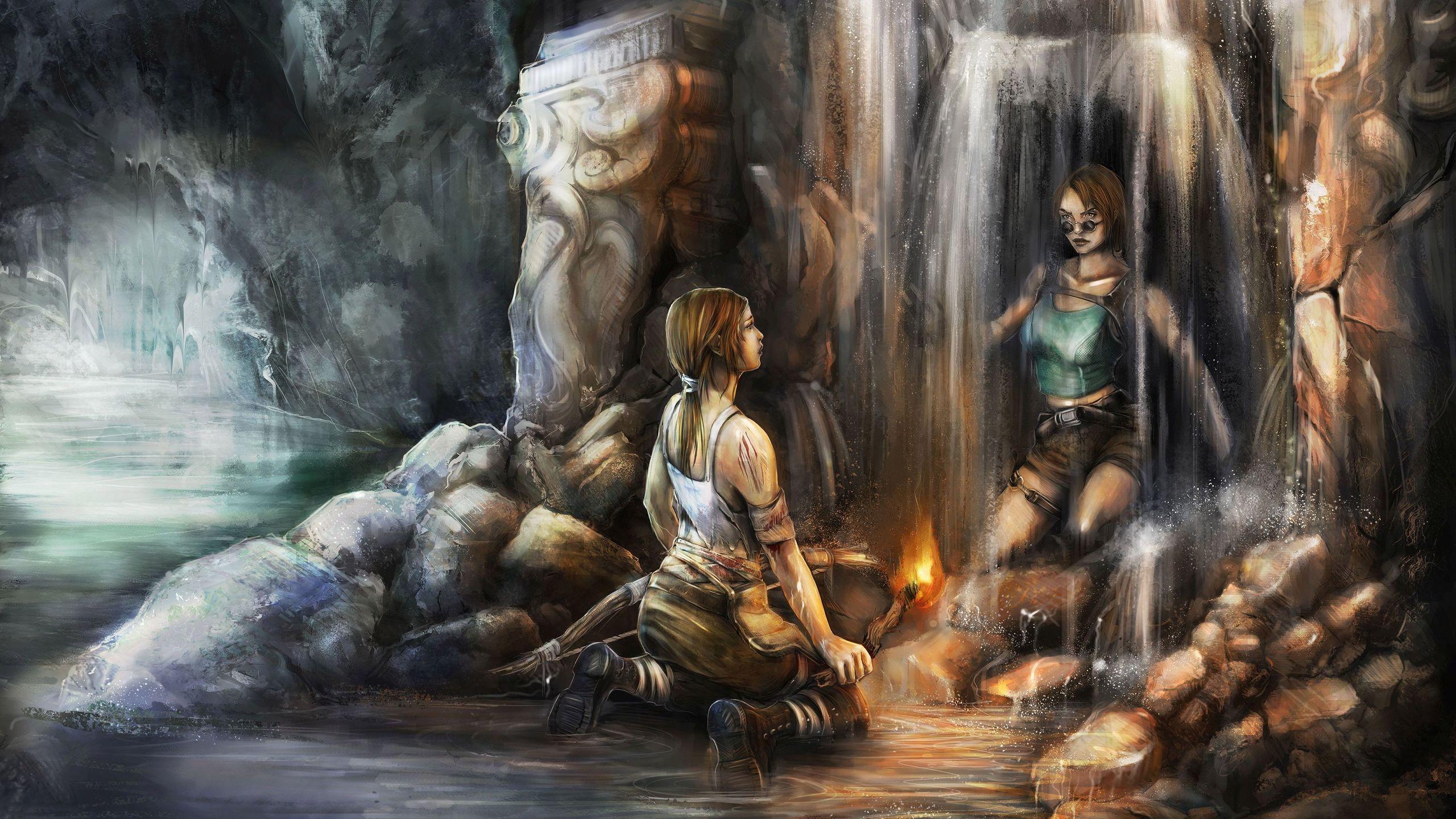 2560x1440 Lara Croft Raider Wallpaper