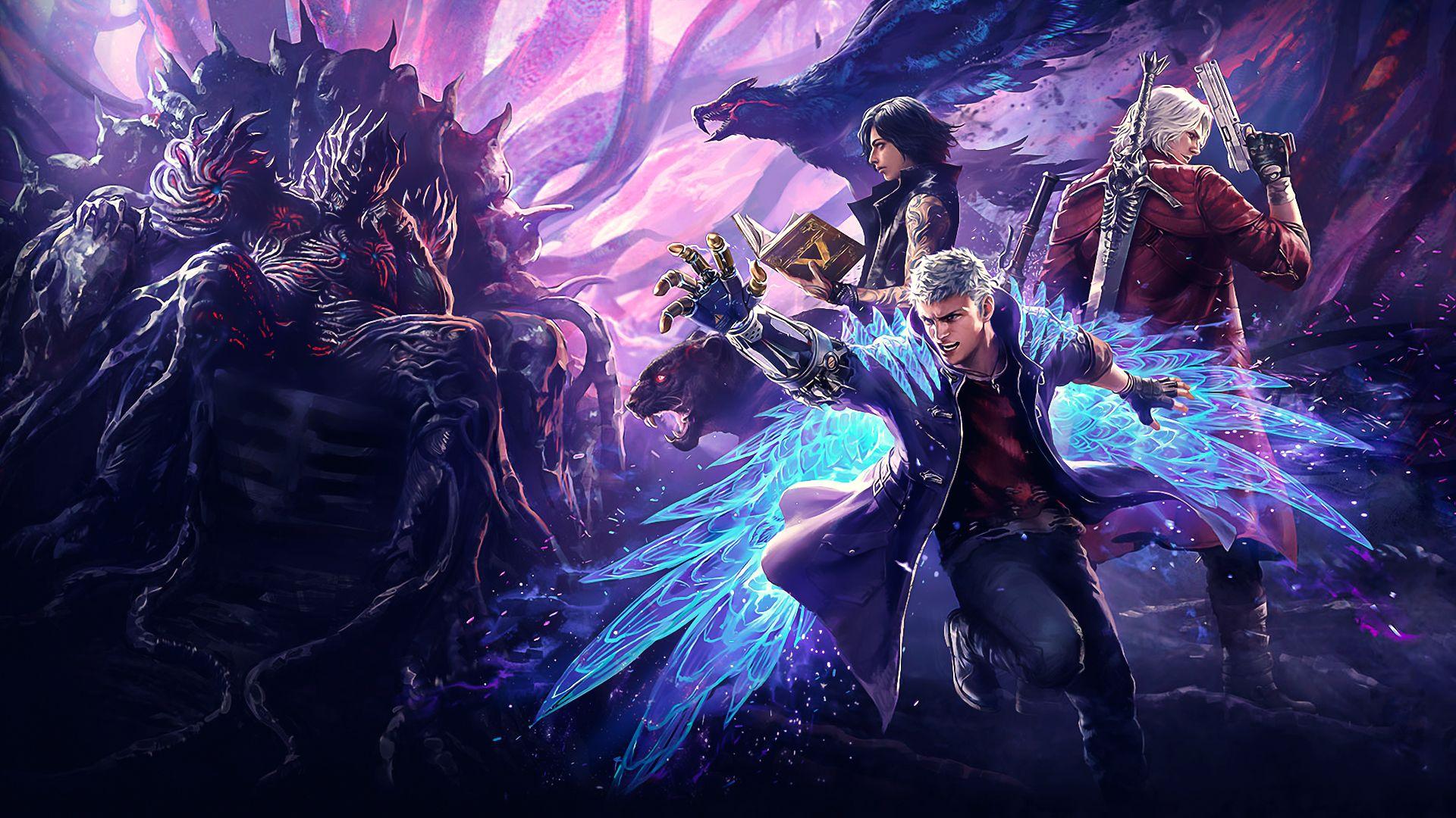 Vergil and Dante Devil May Cry 5 4K Wallpaper #223