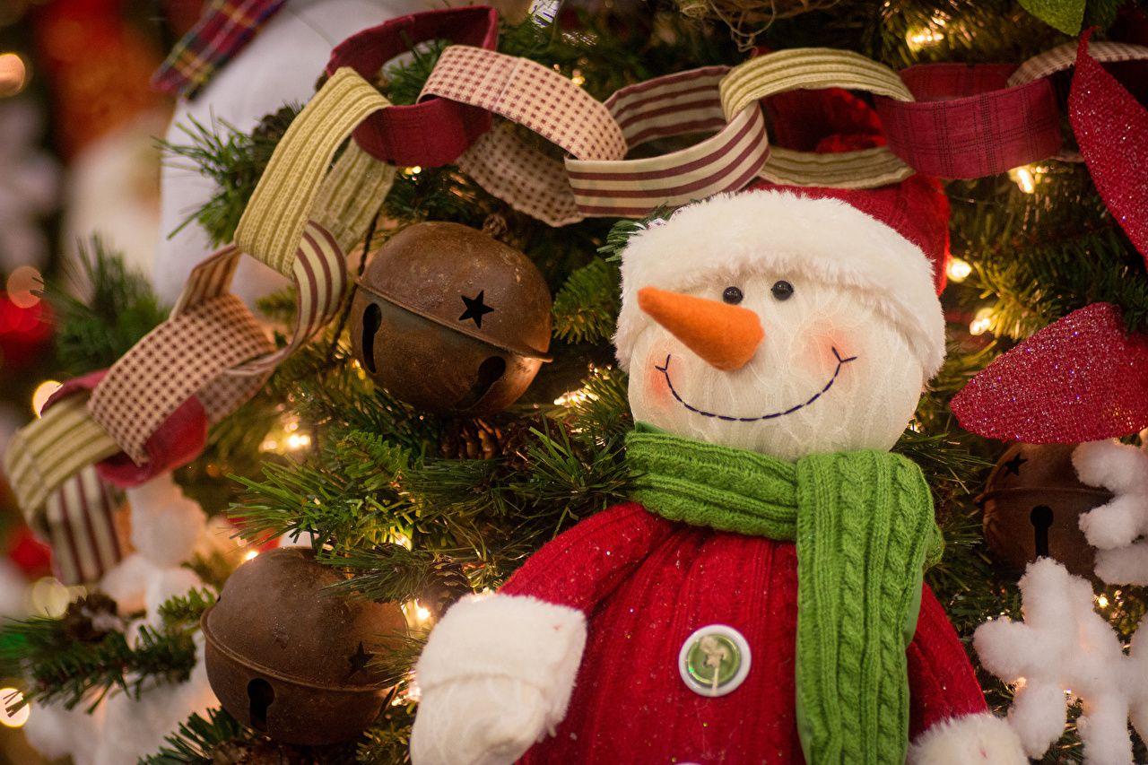 1280x853 Wallpaper Christmas Snowman Toys Holidays