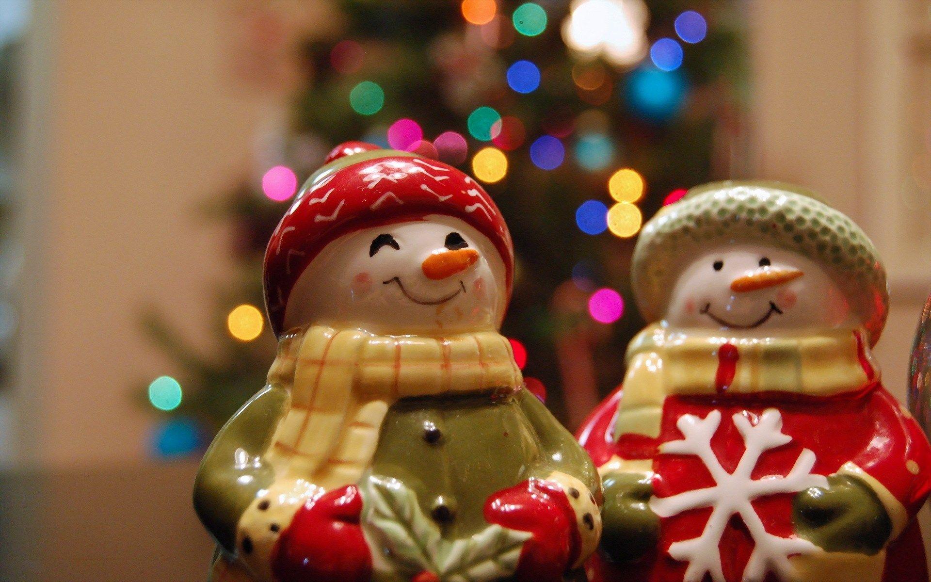 1920x1200 Snowmen Toys Christmas New Year