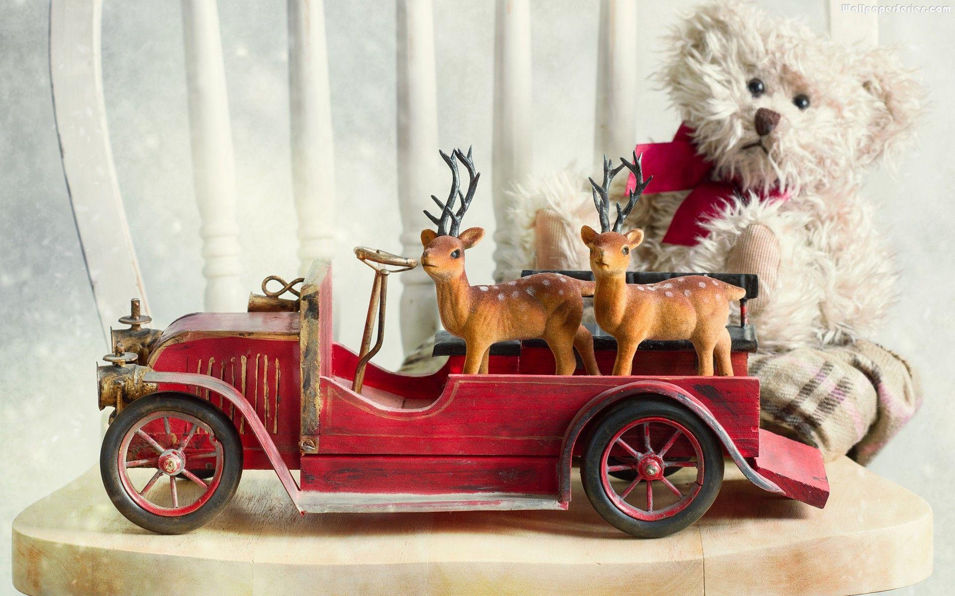 1920x1200 Christmas Toys Wallpaper