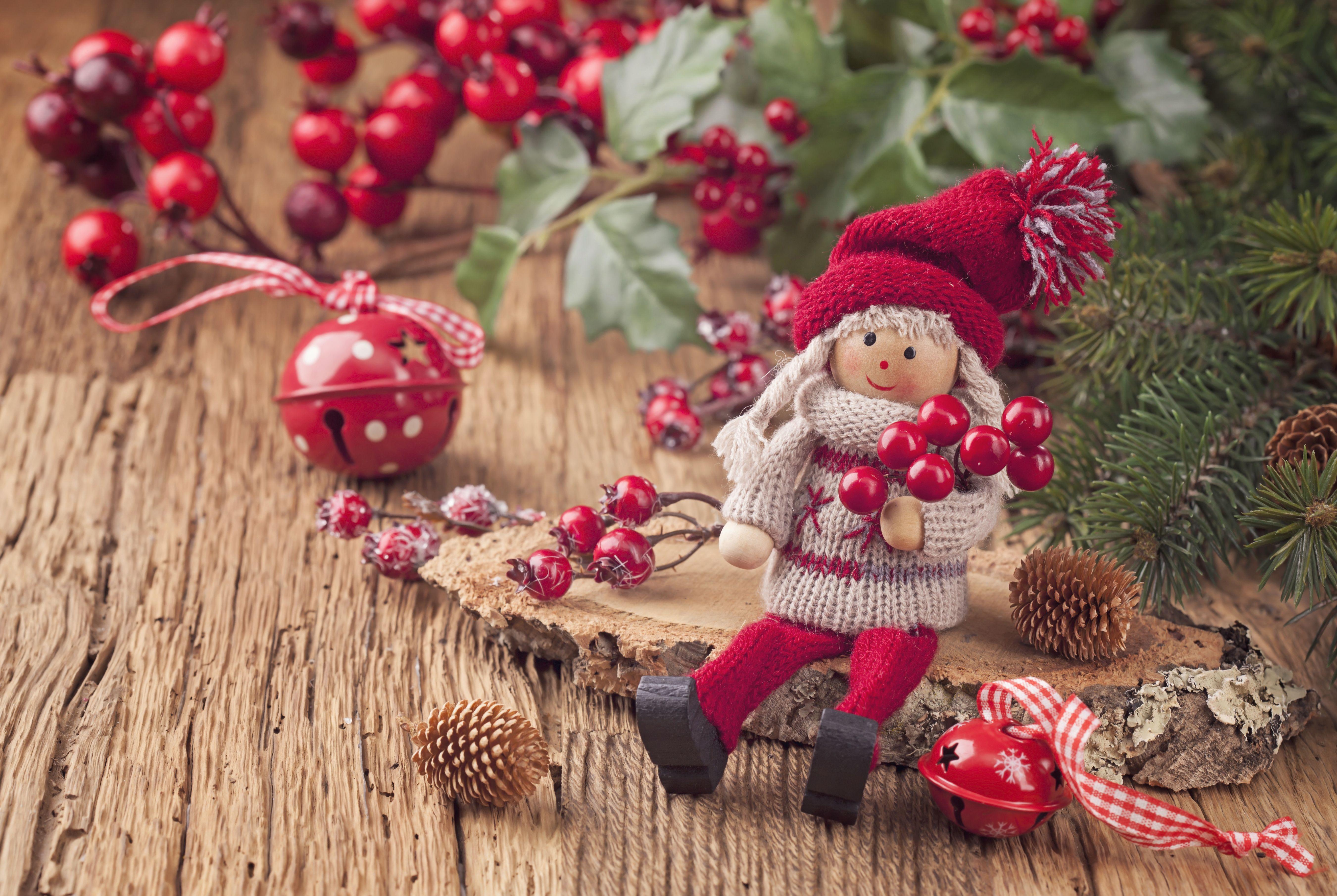 5403x3620 toys, Christmas, , New, Year, , Doll Wallpaper HD / Desktop and Mobile Background
