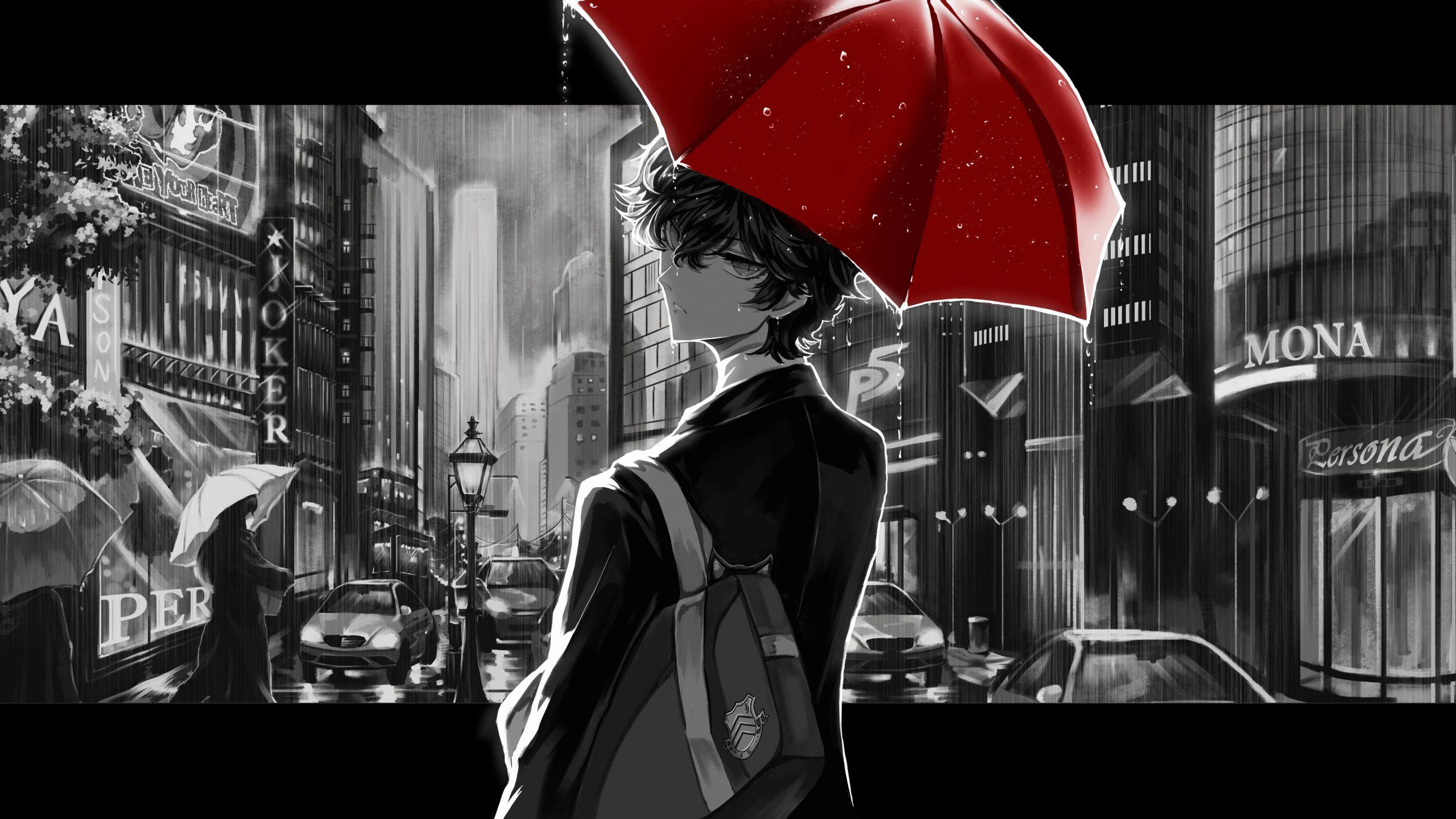 2560x1440 Download 2560x1440 wallpaper persona video game, akira kurusu, dual wide, widescreen 16: widescreen, 2560x1440 HD image, background, 6899