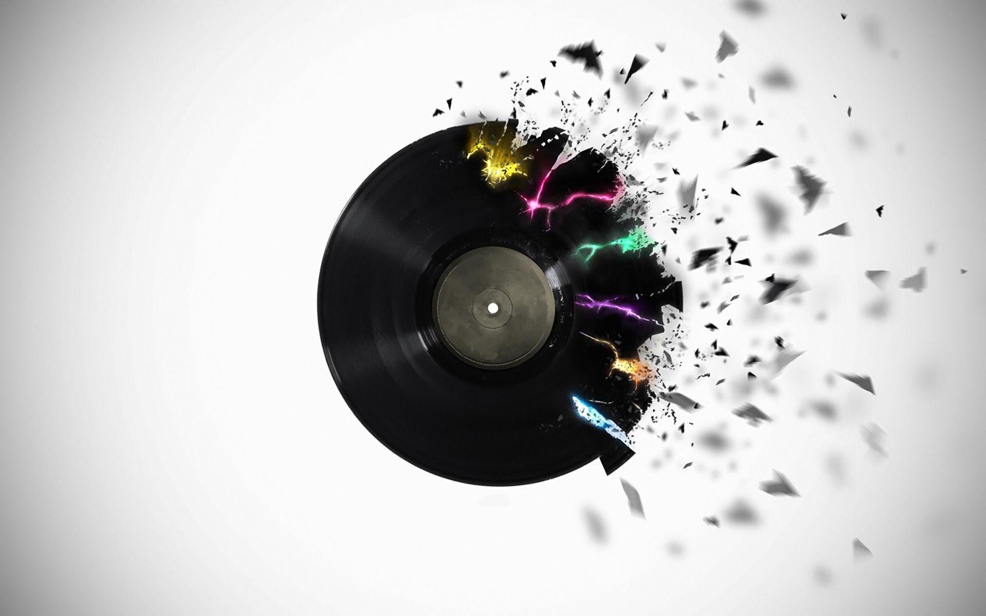 1920x1200 abstract, music, Vocaloid, record, vinyl, song wallpaper