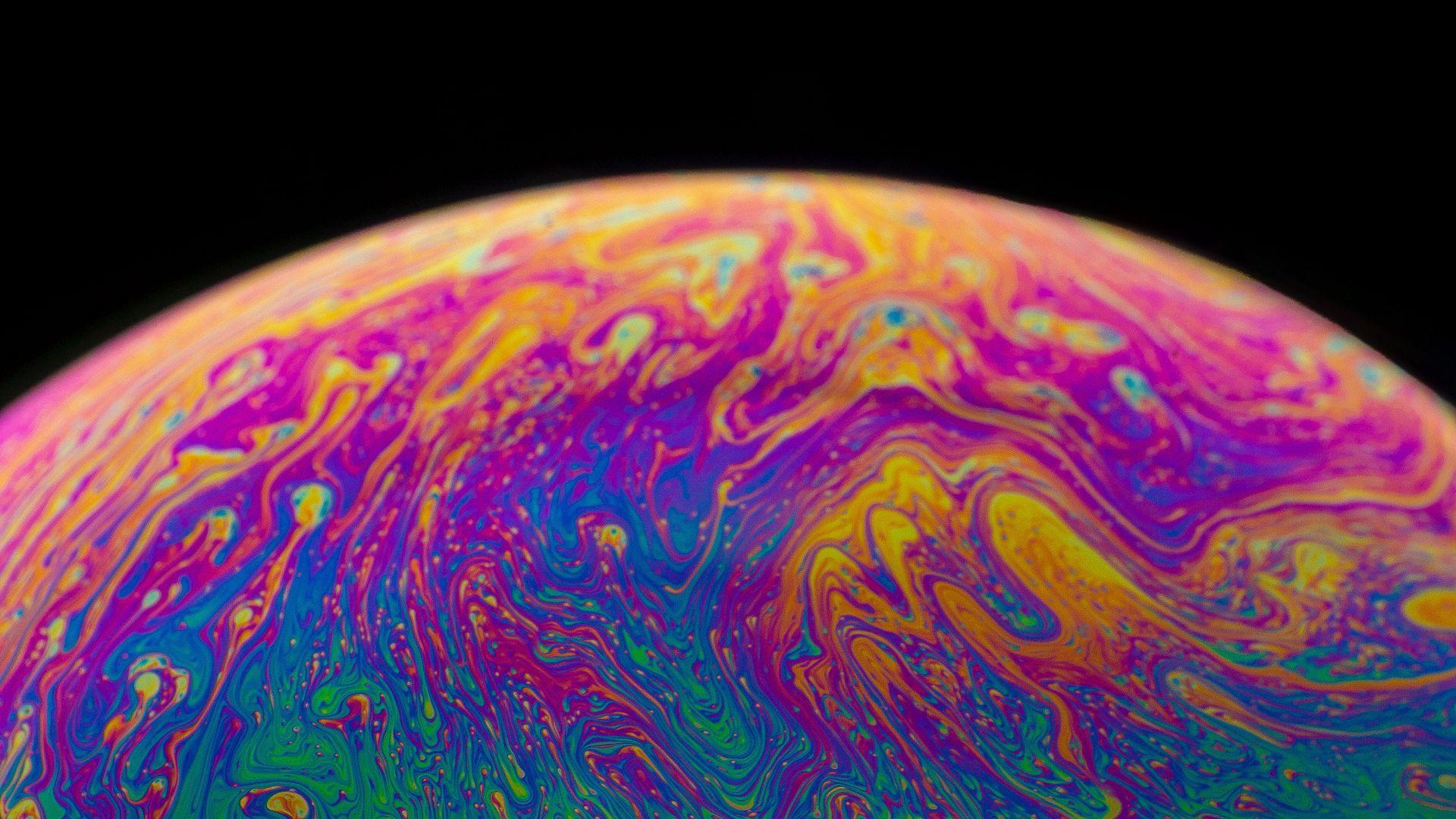 1920x1080 Download Wallpaper 1920x1080 Paint, Liquid, Multi Colored, Stains, Fluid Art Full Hd, Hdtv, Fhd, 1080p HD Background