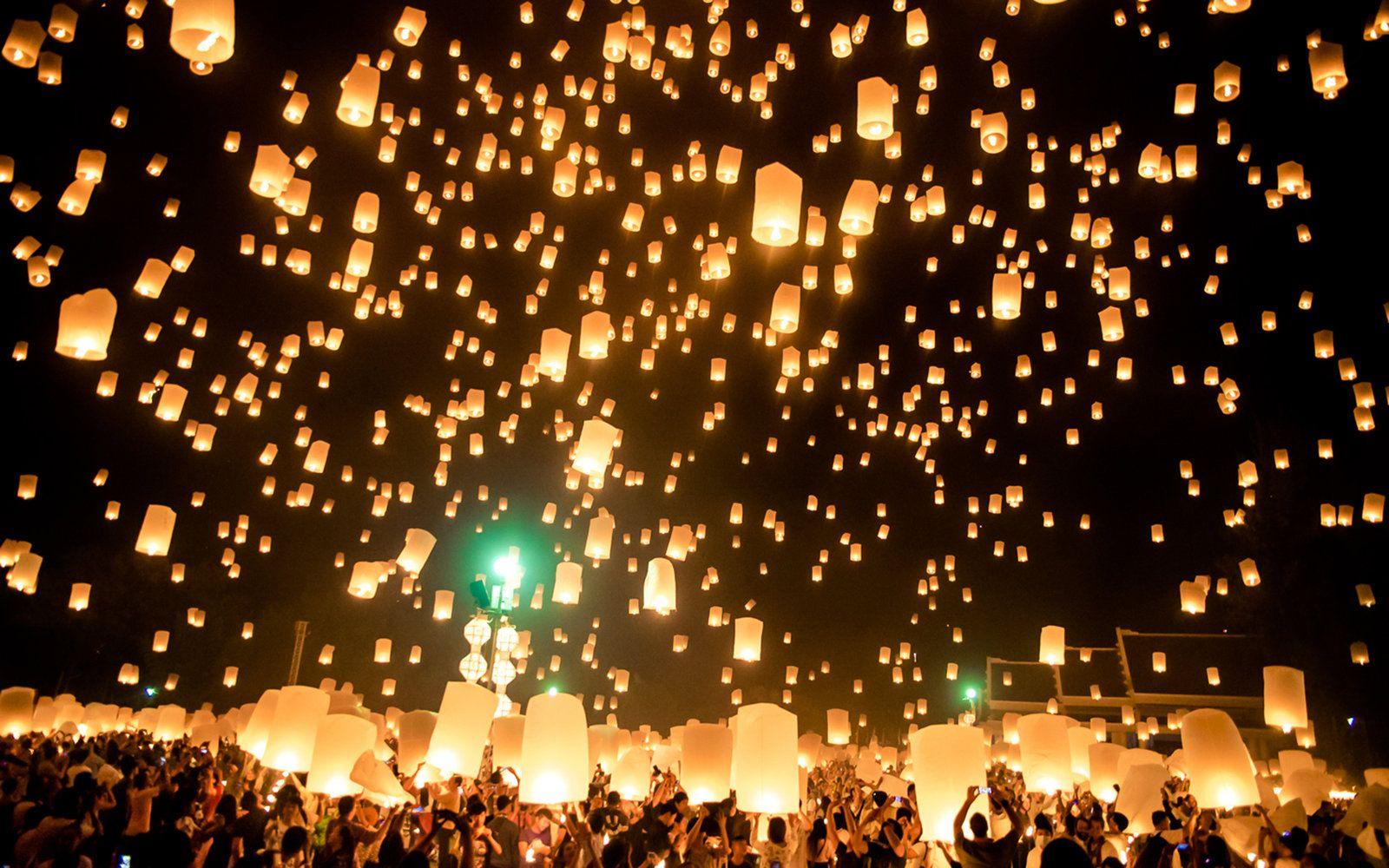 1600x1000 Thailand's Floating Lantern Festival. Travel + Leisure
