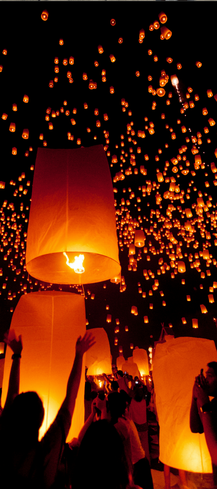 734x1650 Chiang Mai Free and Easy. Lantern festival, Wallpaper and Photography
