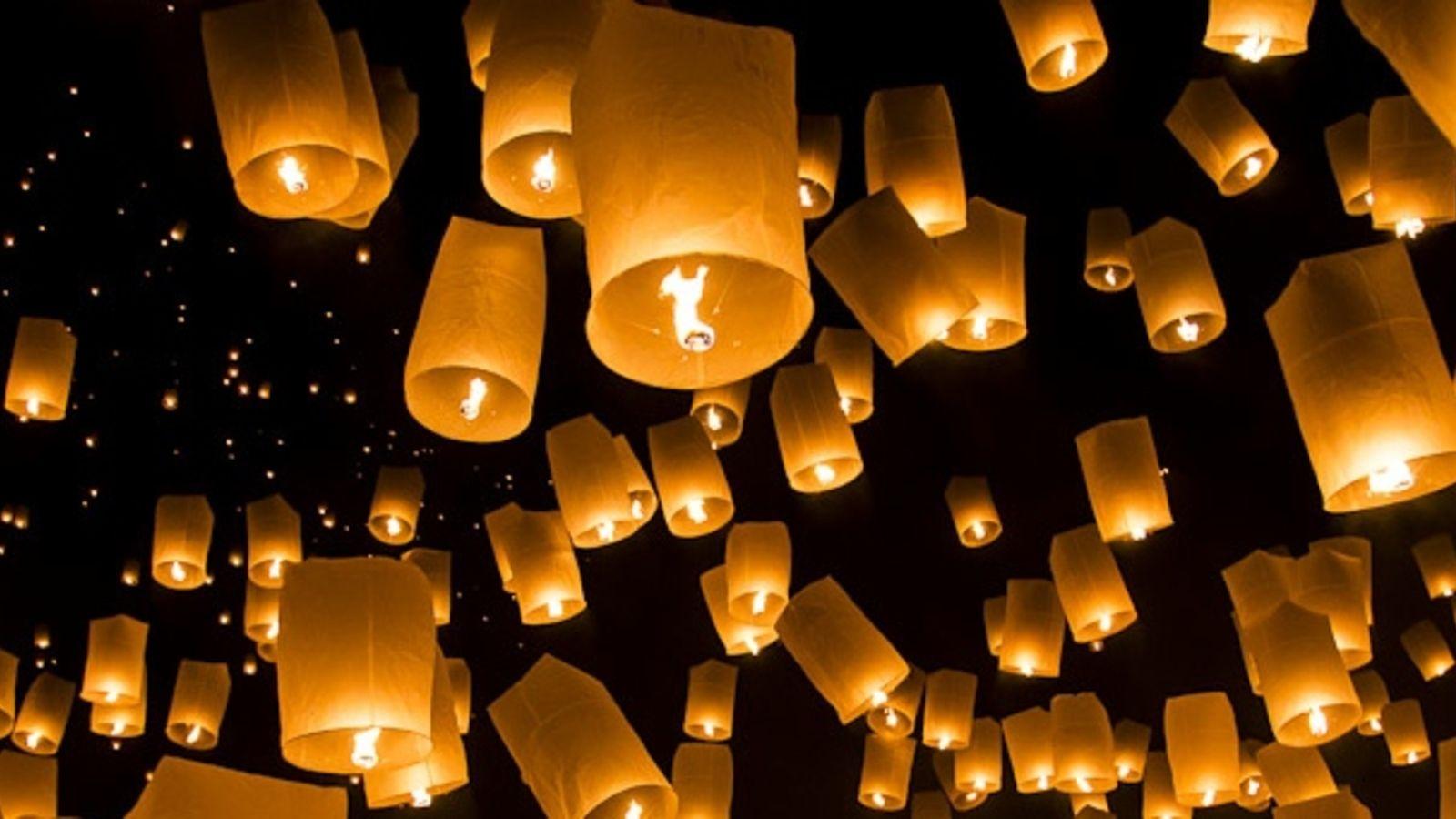 1600x900 Yi Peng and Loy Krathong Lantern Festivals are Possibly the Most
