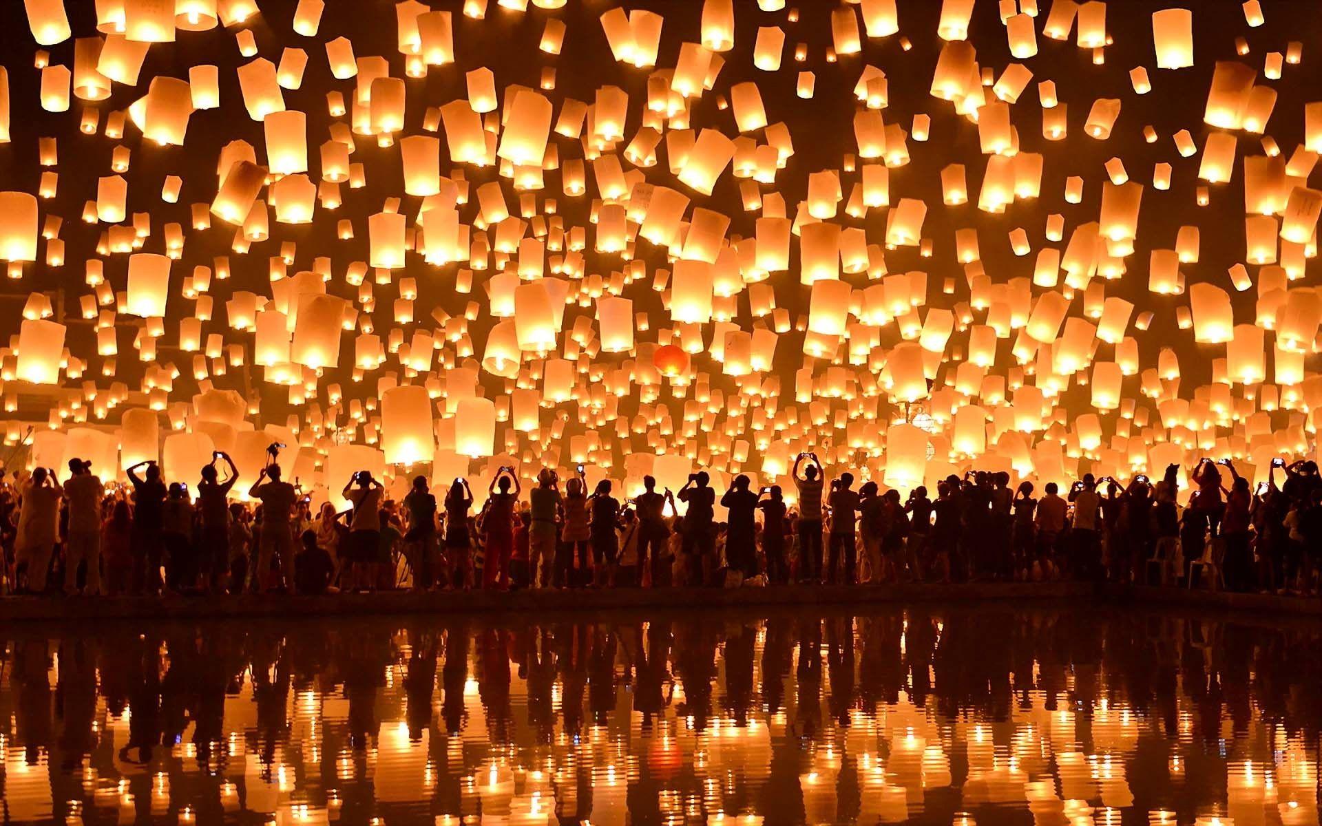 1920x1200 Lantern Festival Wallpaper