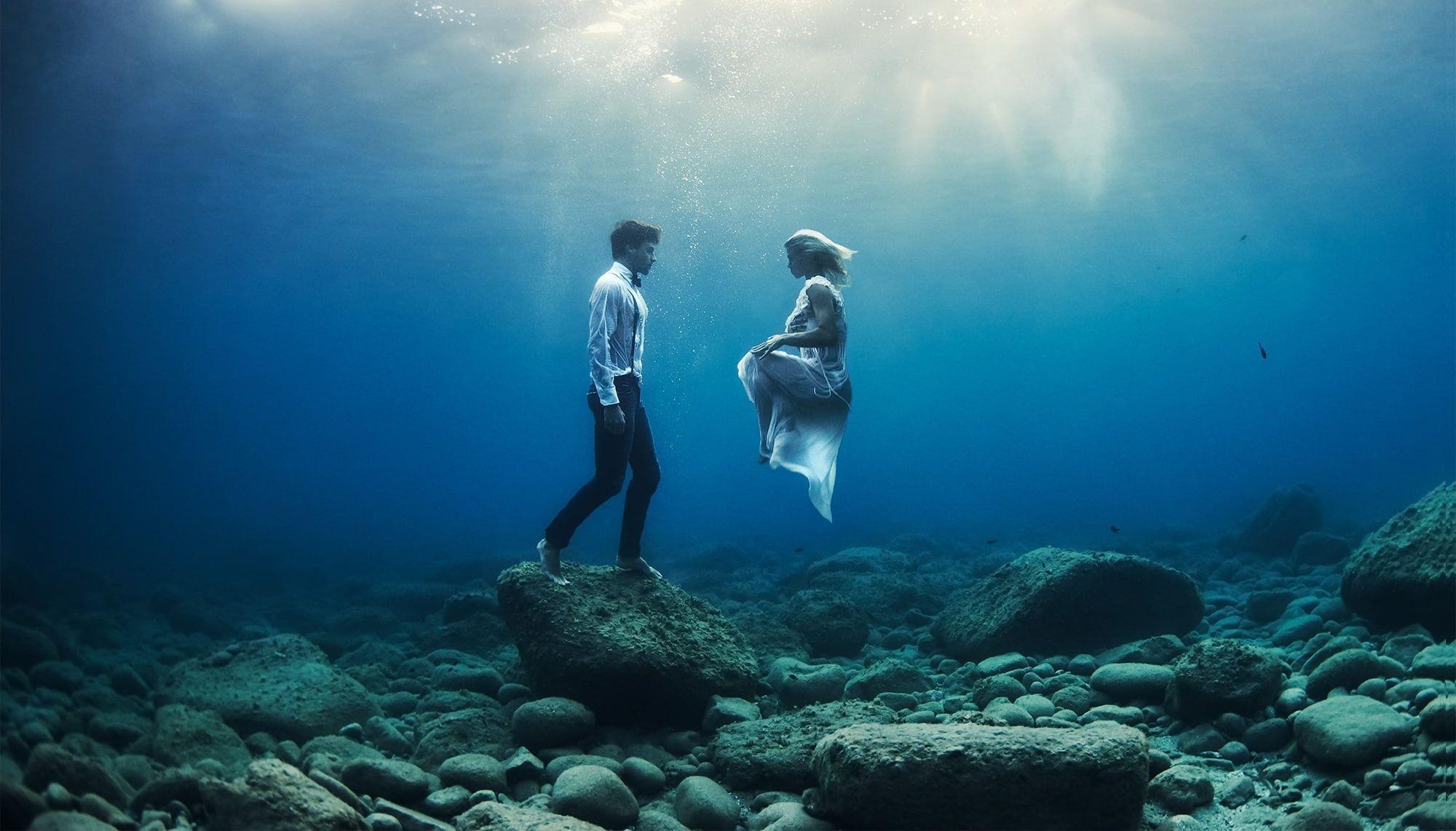 2000x1142 couple #men #women #sea #underwater P #wallpaper #hdwallpaper #desktop. Underwater wallpaper, Underwater image, Underwater