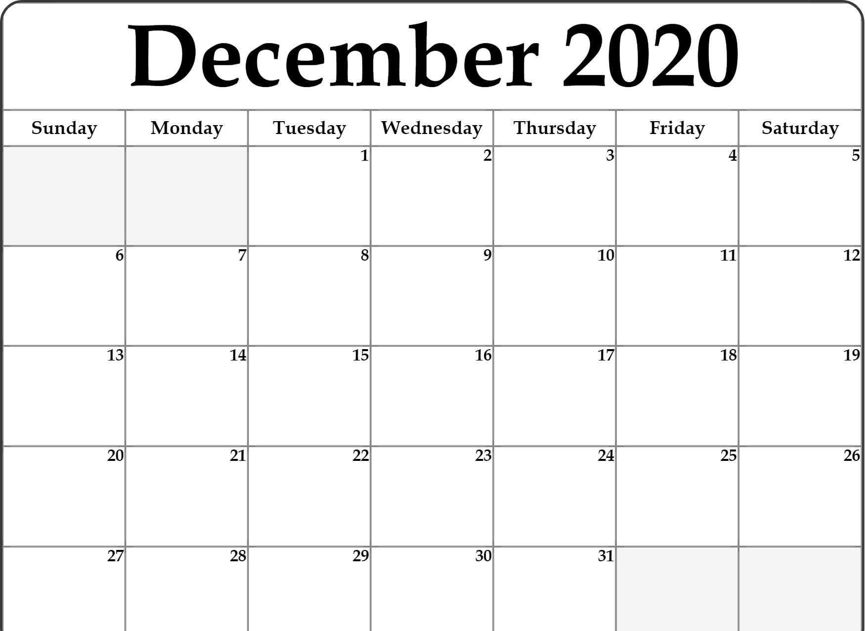 1749x1276 December 2020 Calendar Wallpaper